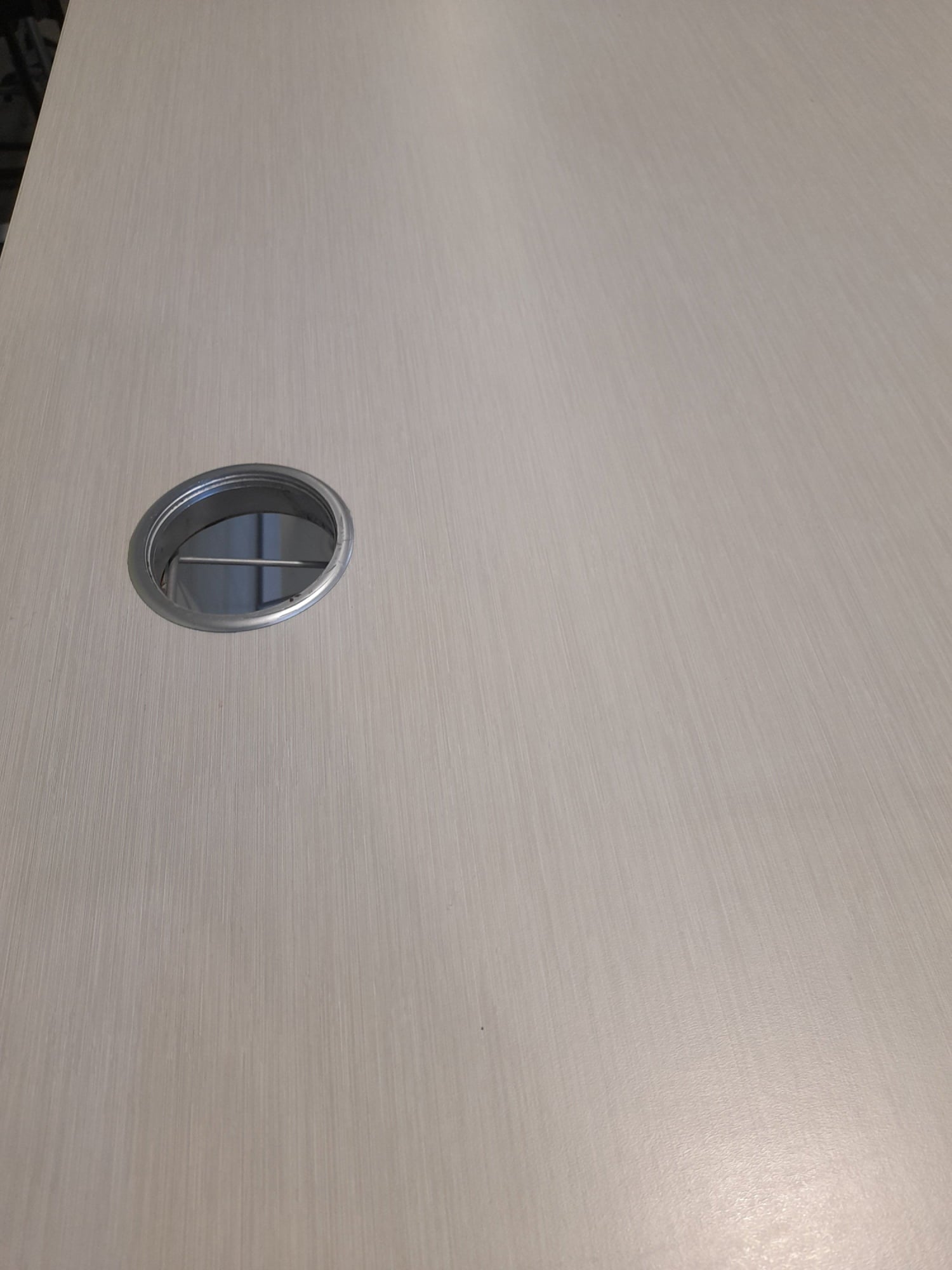 1500mm Modesty Desk - Light Grey