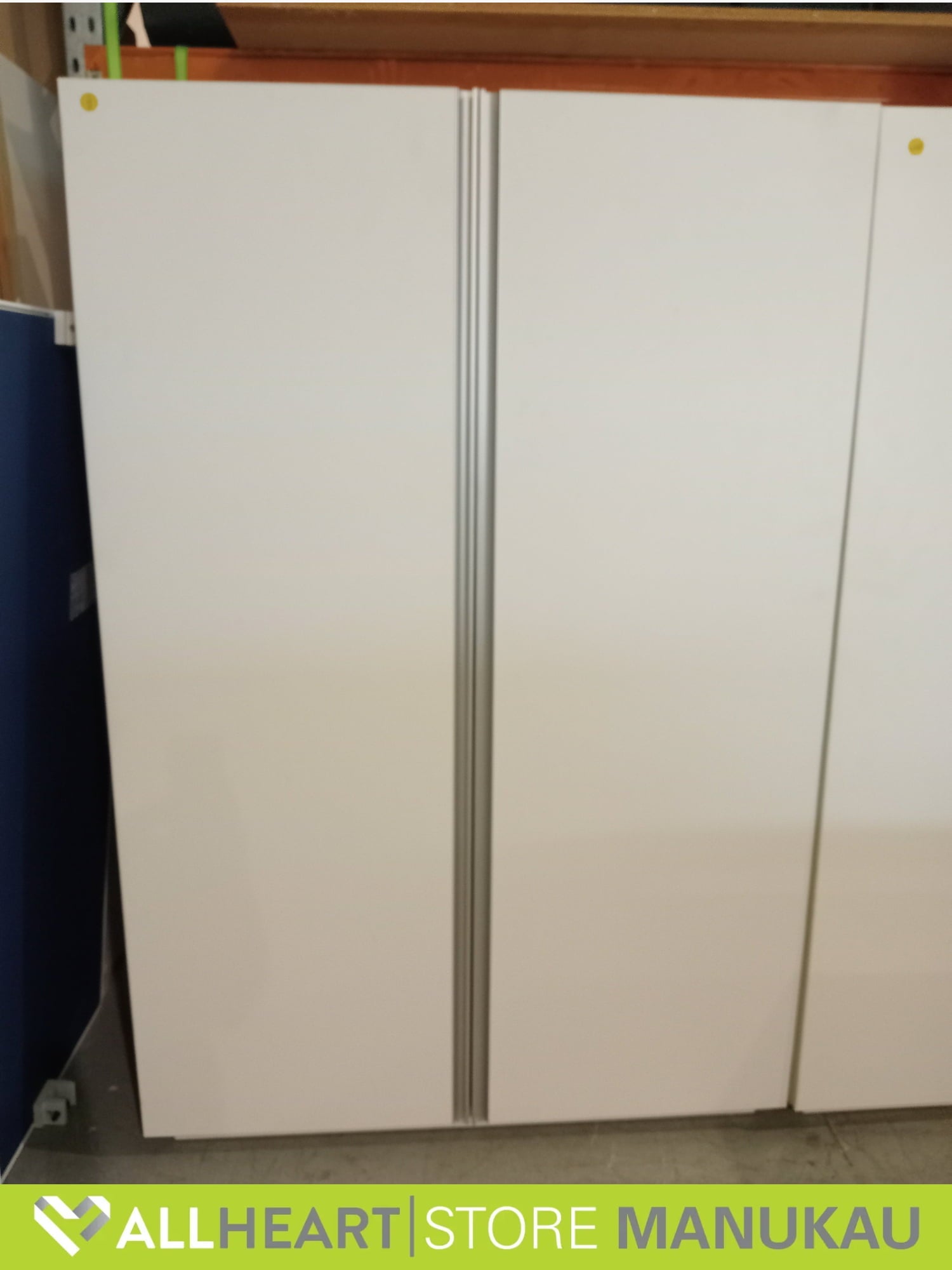 2 Door Wardrobe Cabinet with Rail & Shelf - Office furniture