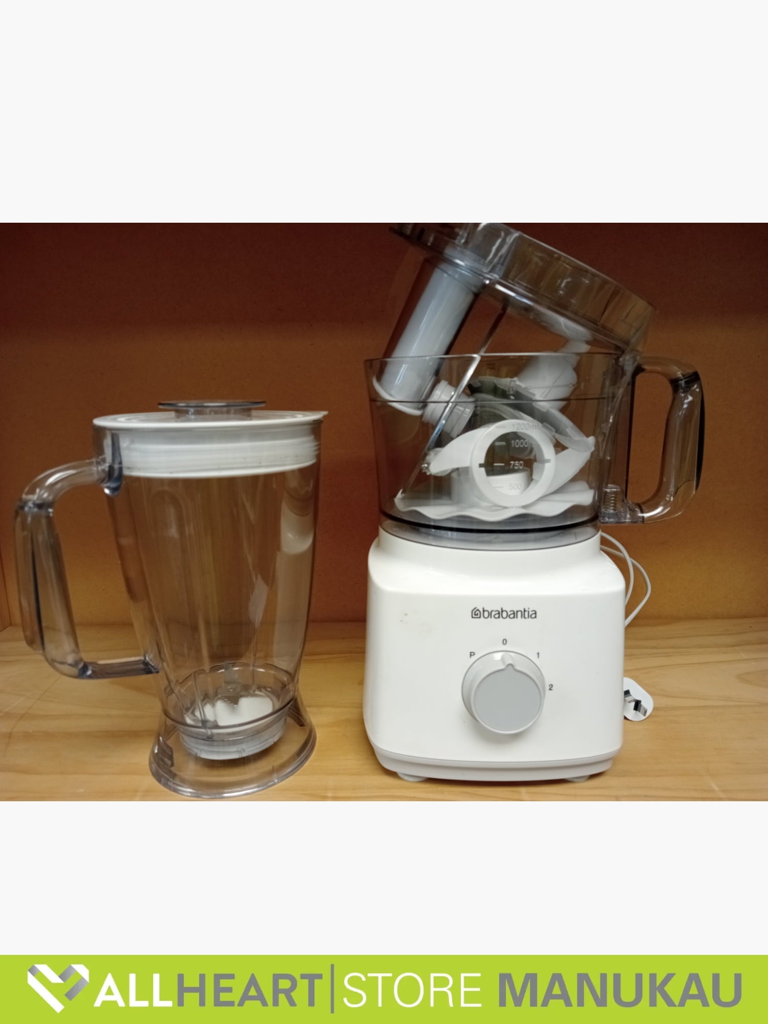 B/E Brabantia 6-in-1 Food Processor - Kitchen Appliance