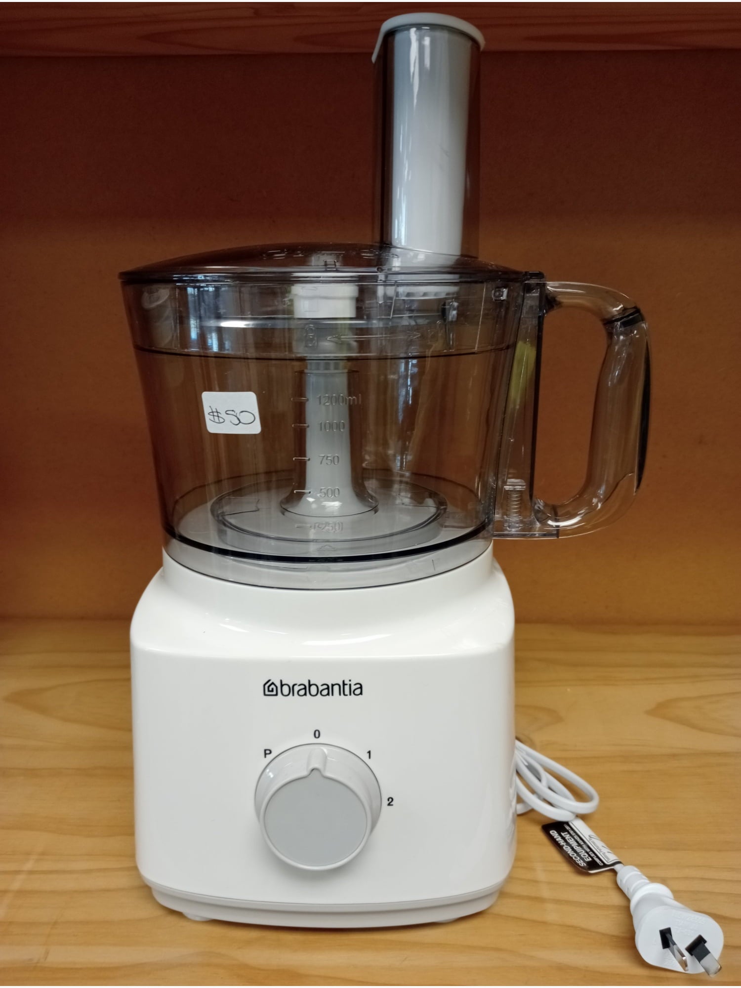 B/E Brabantia 6-in-1 Food Processor - Kitchen Appliance