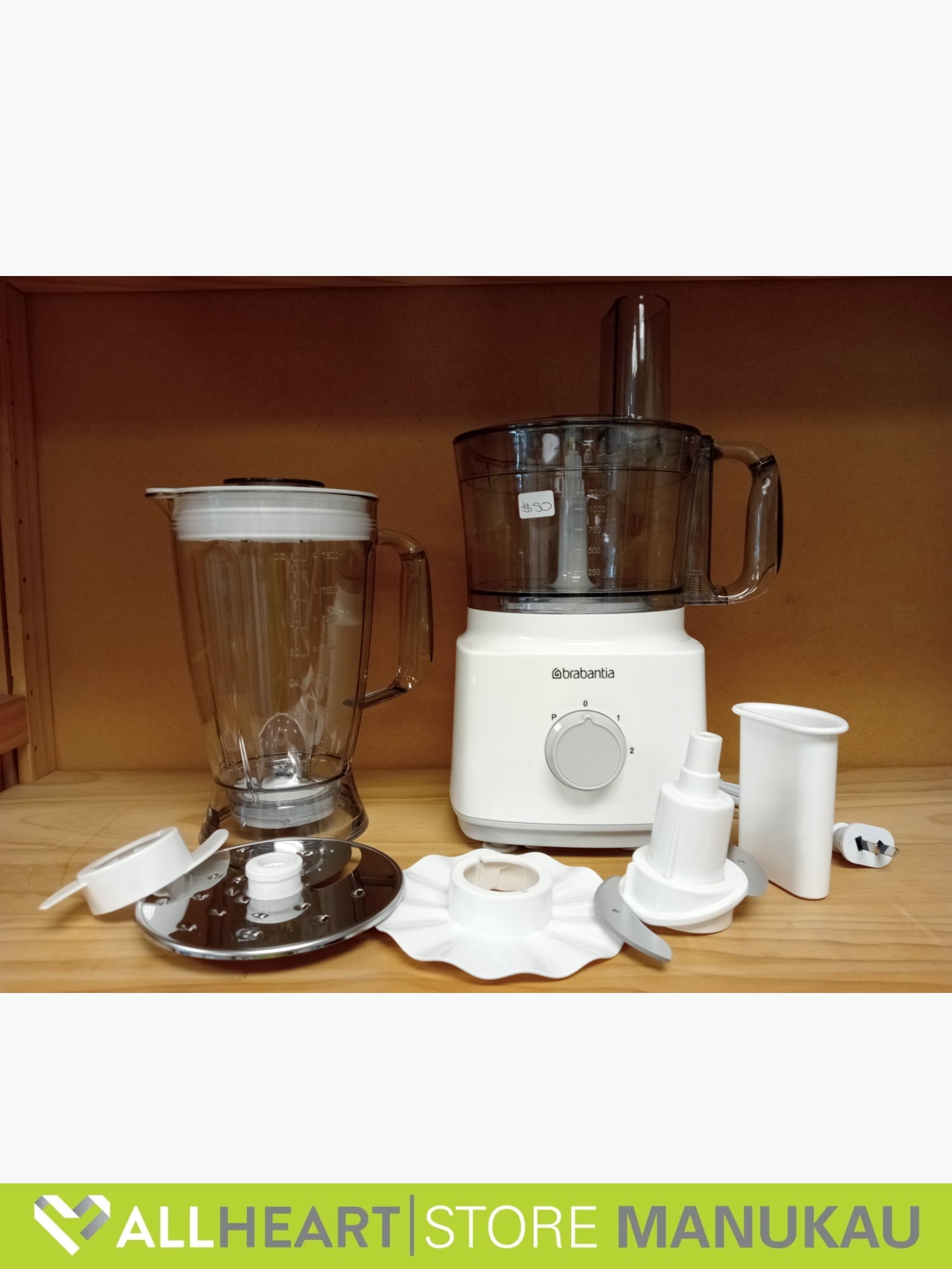 B/E Brabantia 6-in-1 Food Processor - Kitchen Appliance