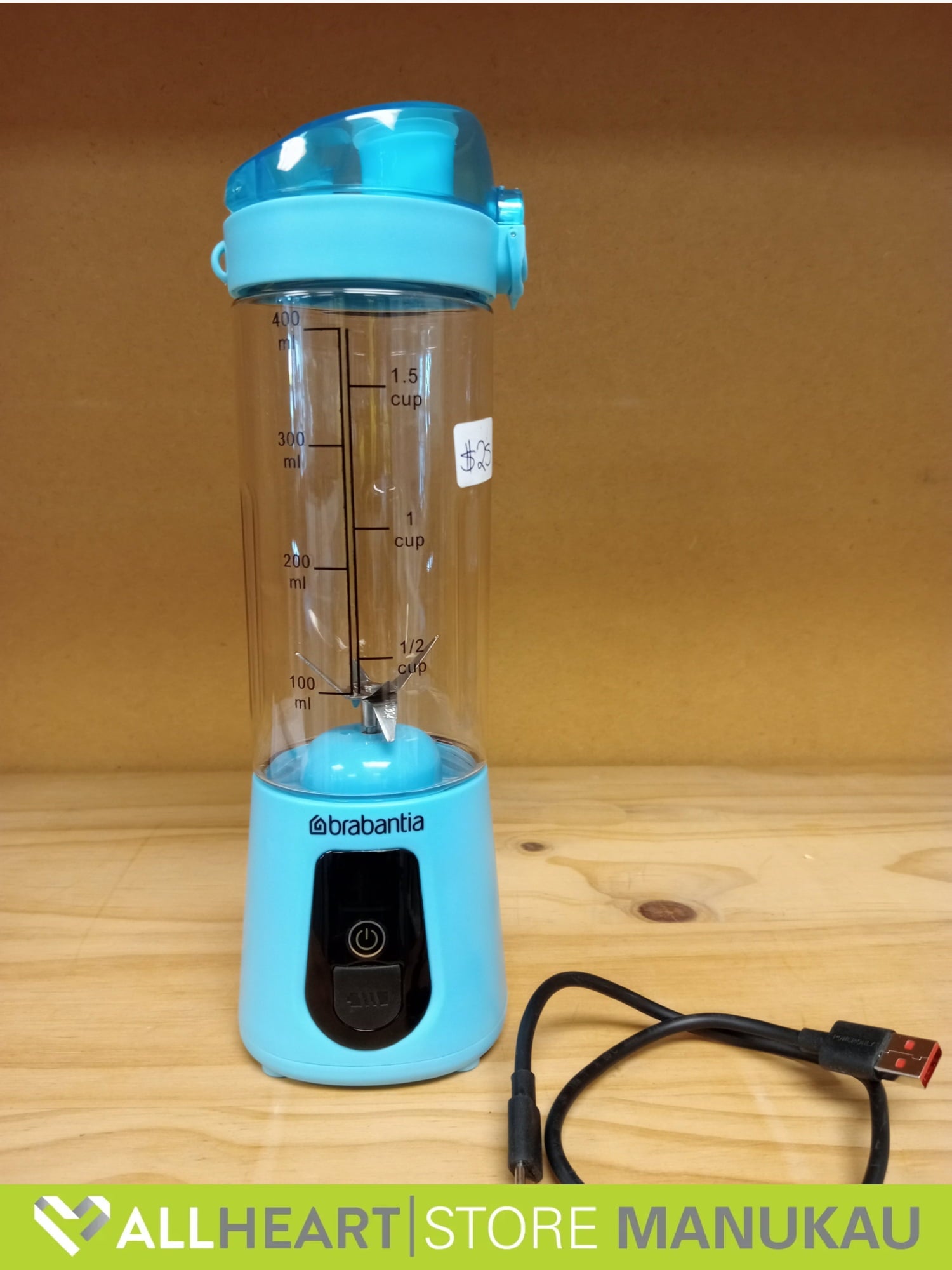 B/E Brabantia Portable Blender (Blue) - Kitchen Appliance