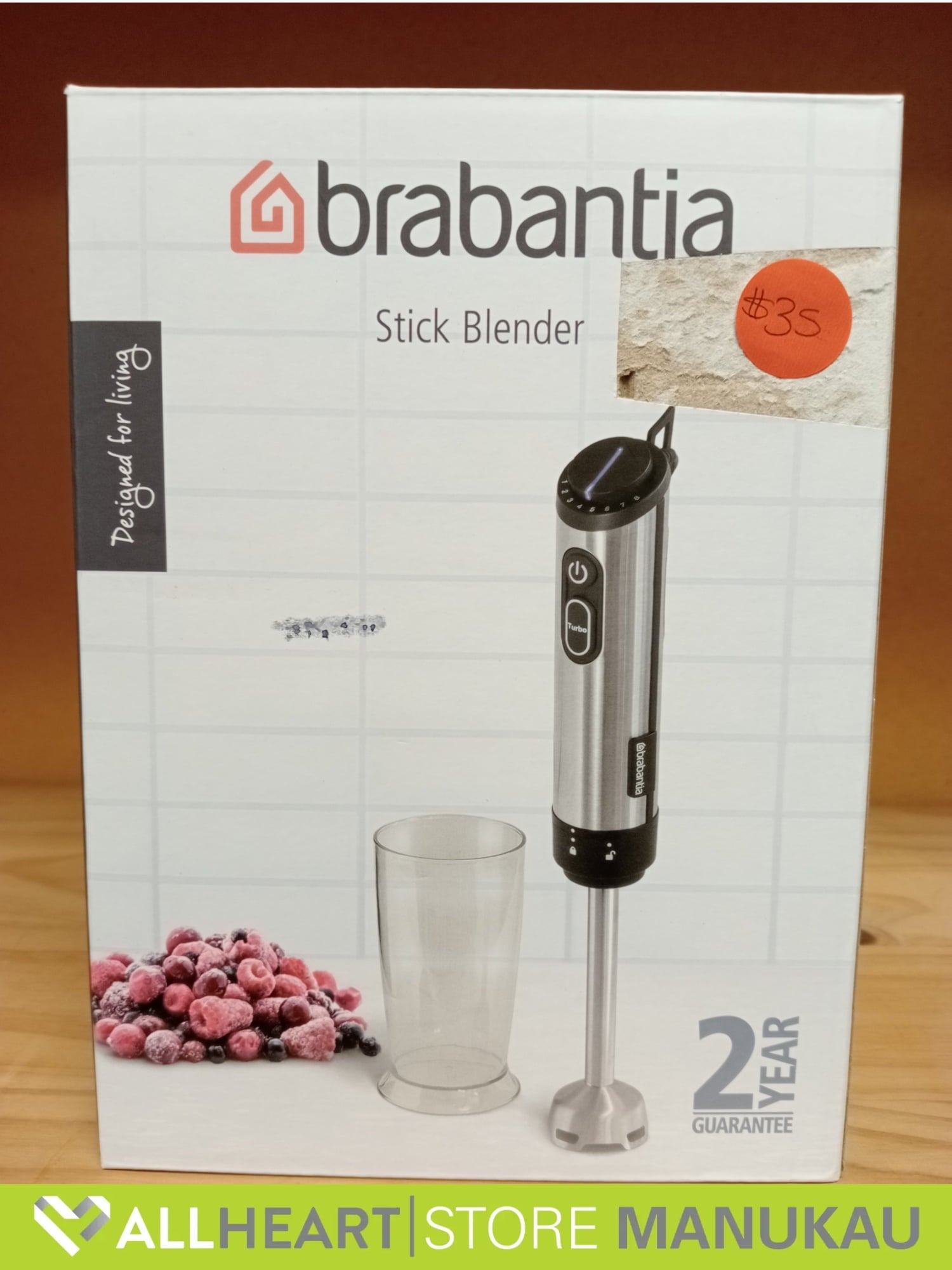 B/E Brabantia Stick Blender - Kitchen Appliance