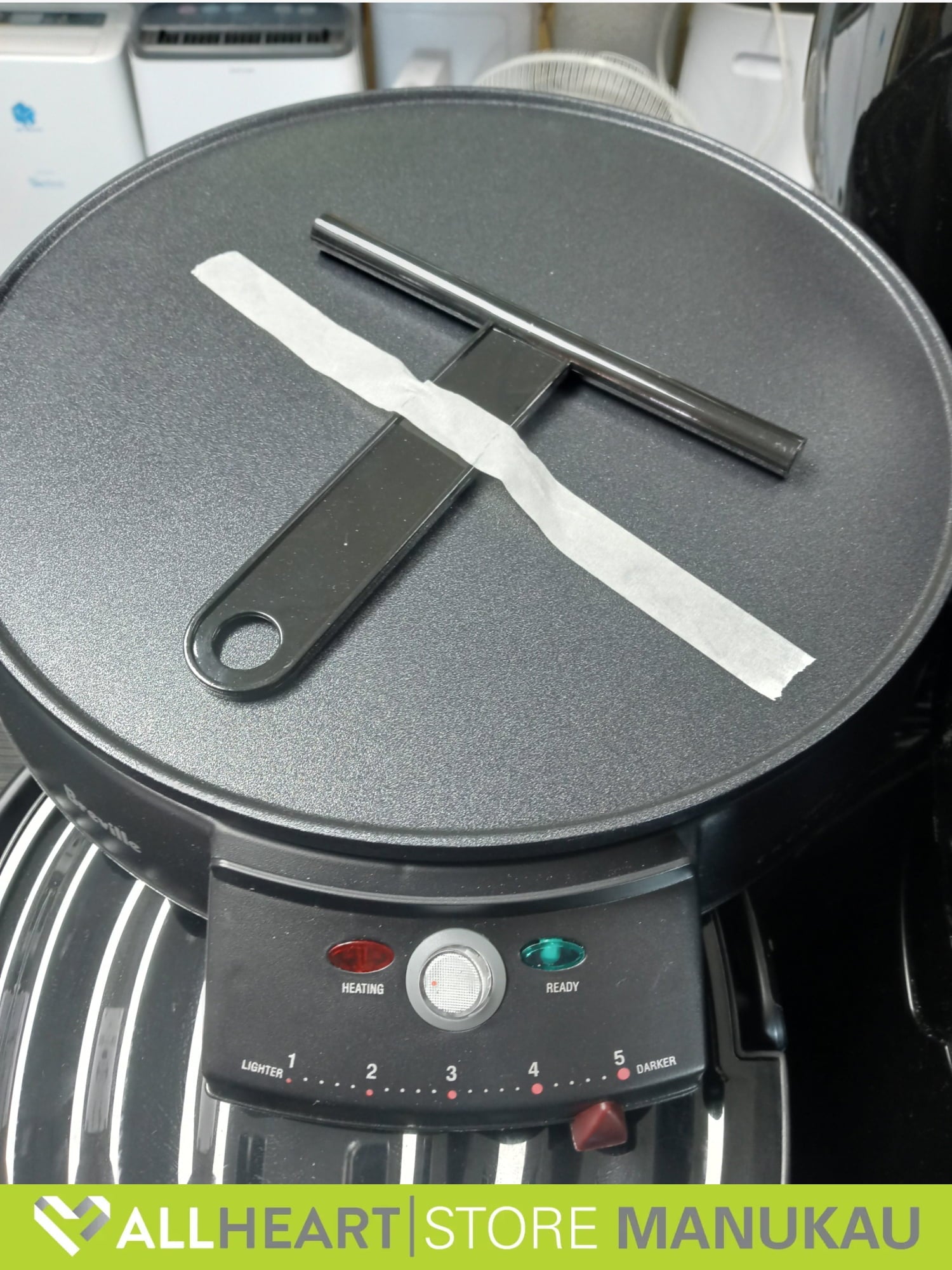 B/E Breville Crepe Creations Maker - Black - Kitchen Appliance