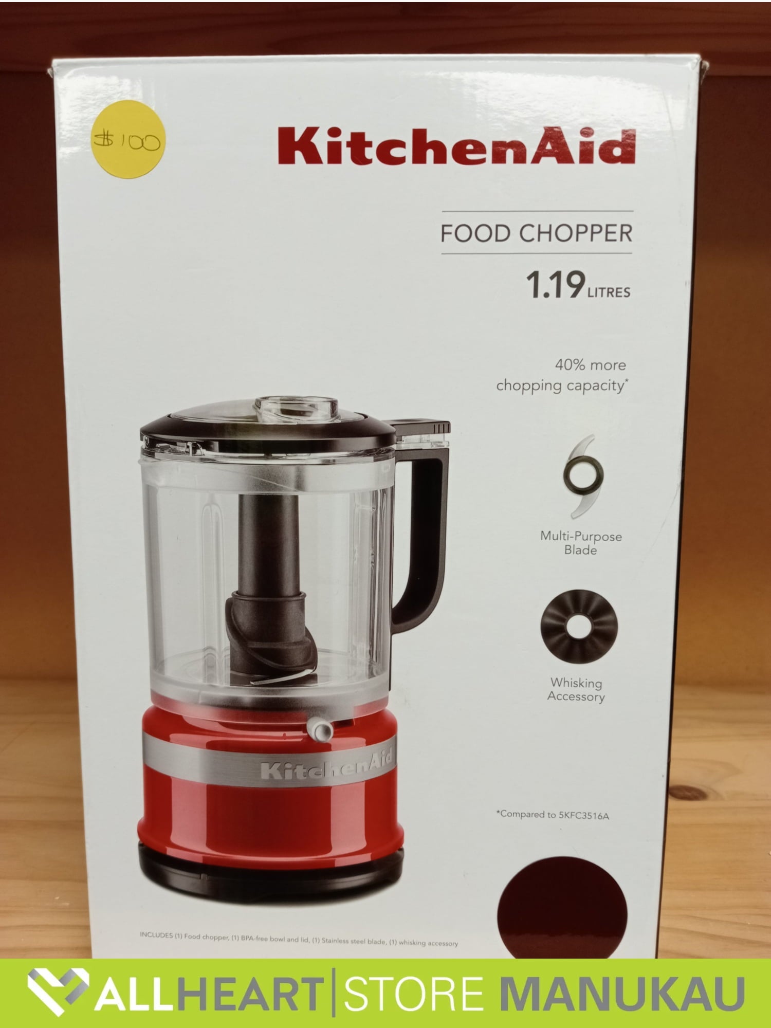 B/E KitchenAid Food Chopper - 1.19L - Kitchen Appliance