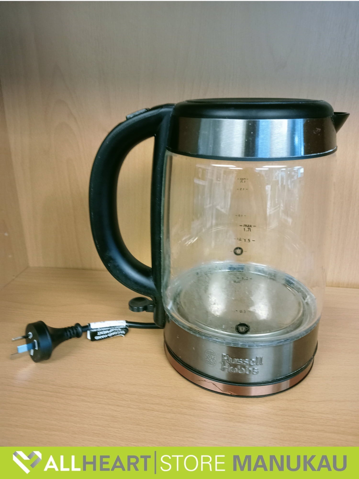 B/E Russell Hobbs glass kettle - Kitchen Appliance