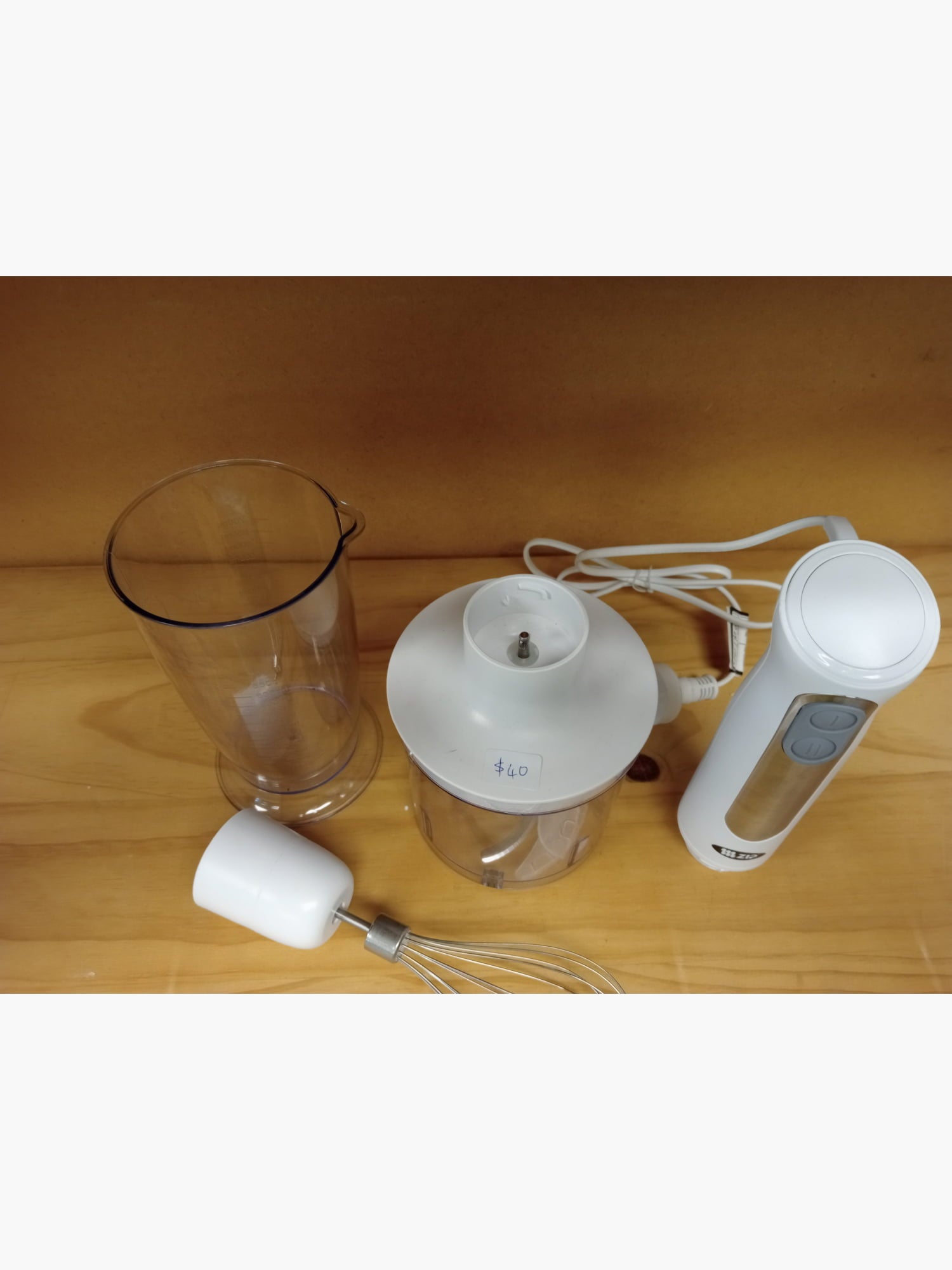 B/E Zip 3-in-1 Hand Blender Set - Kitchen Appliance