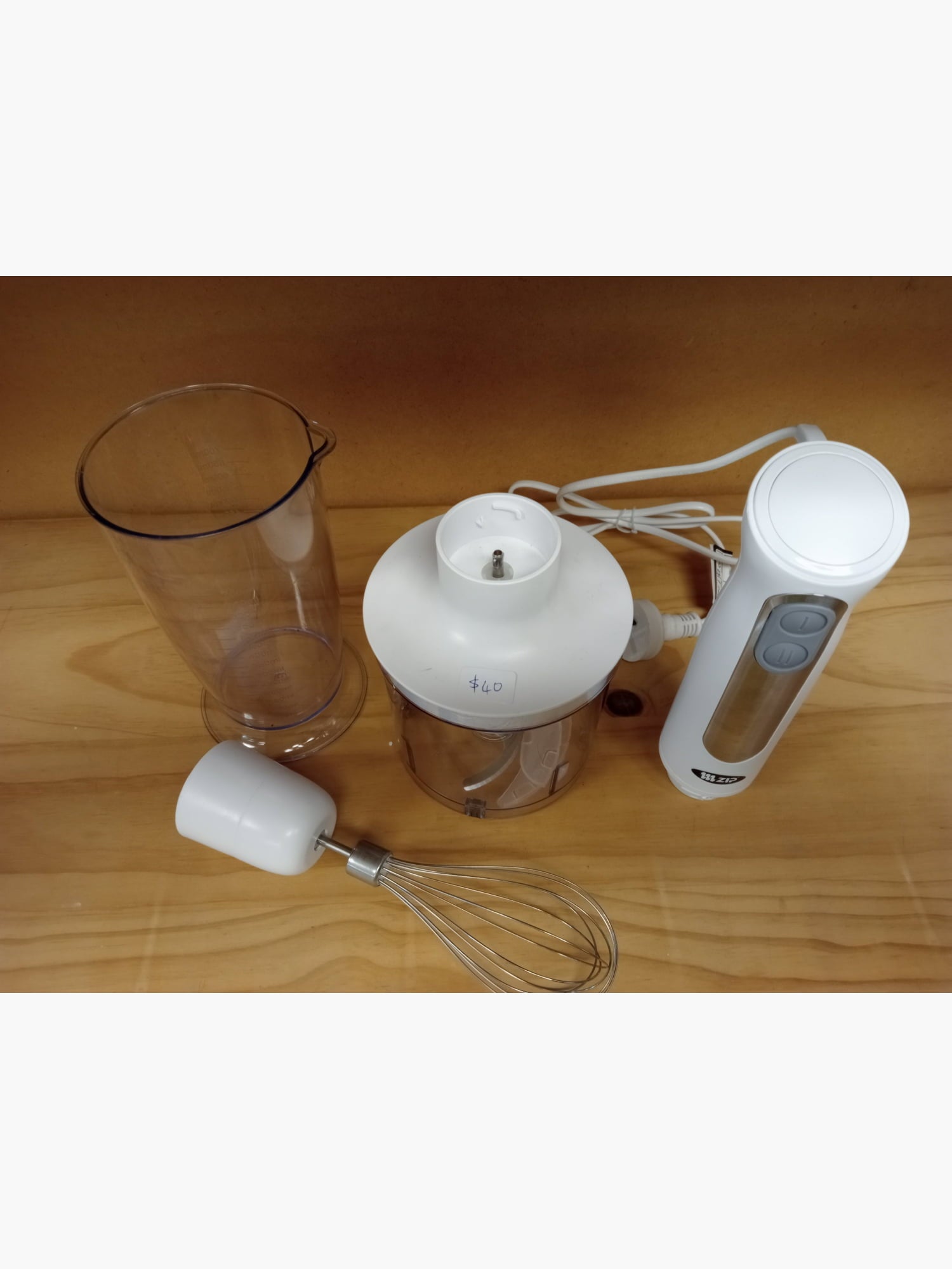 B/E Zip 3-in-1 Hand Blender Set - Kitchen Appliance