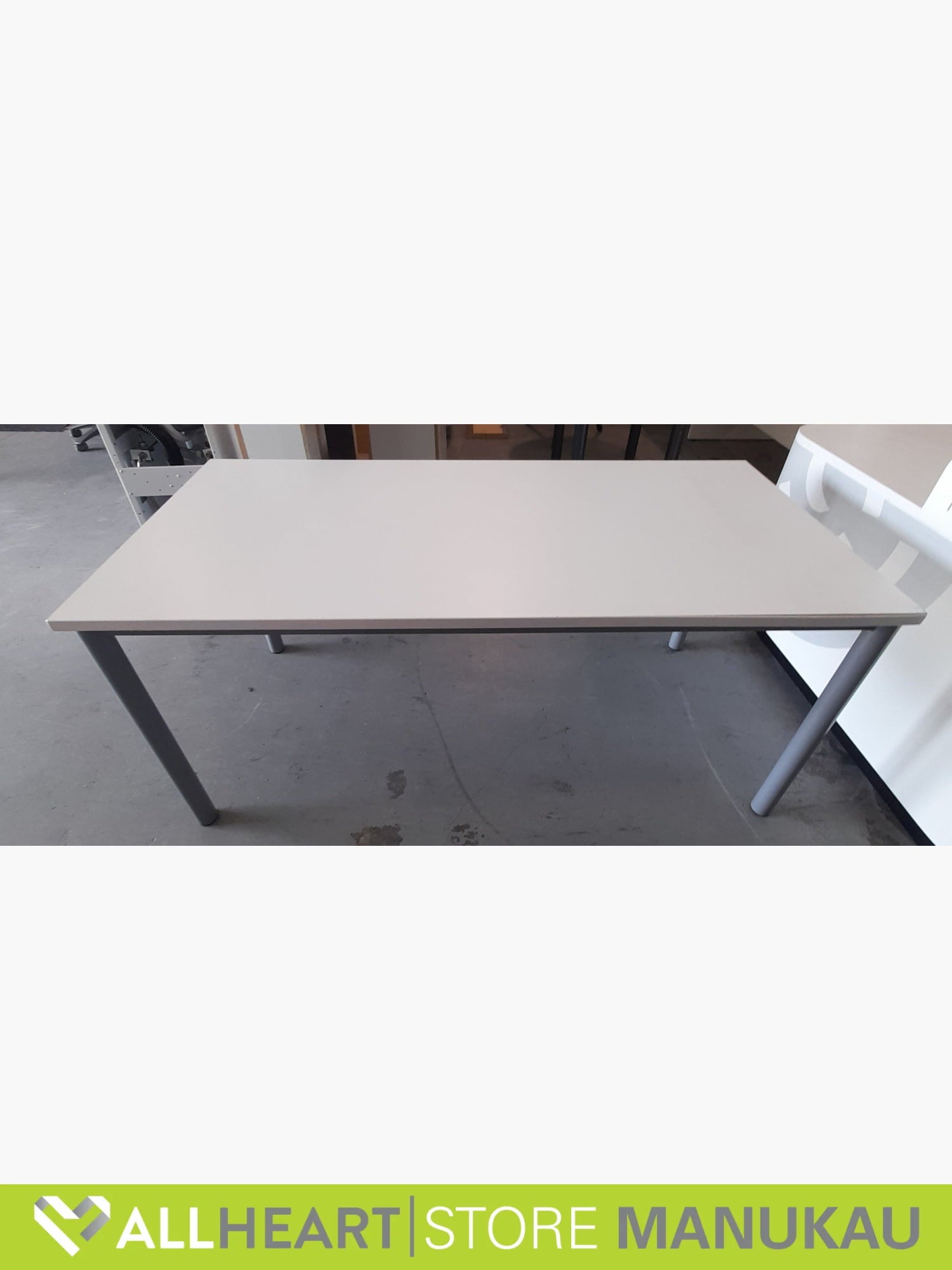 Basic Straight Table - White