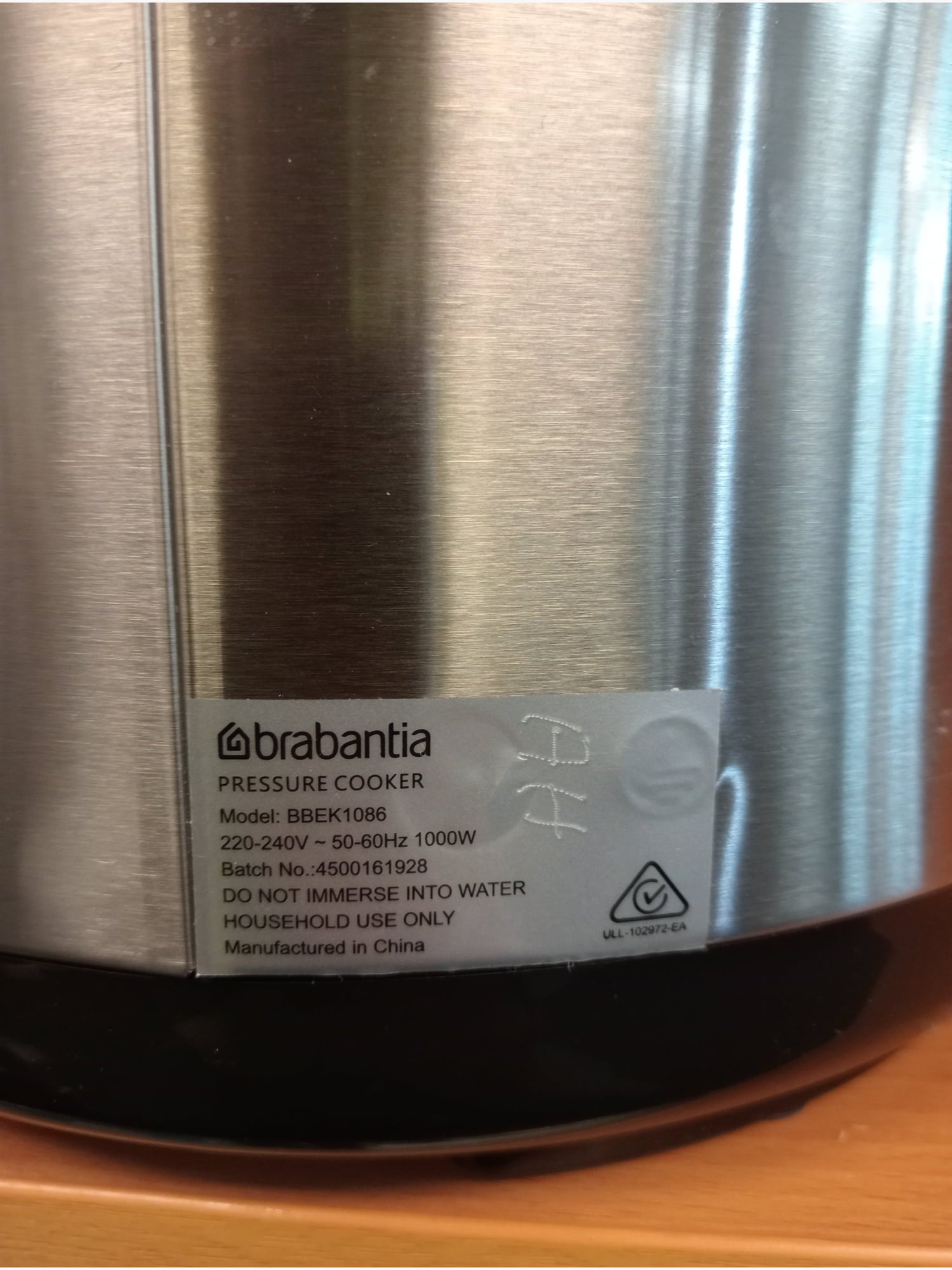 BE Brabantia Multifunctional Pressure Cooker - Kitchen Appliance