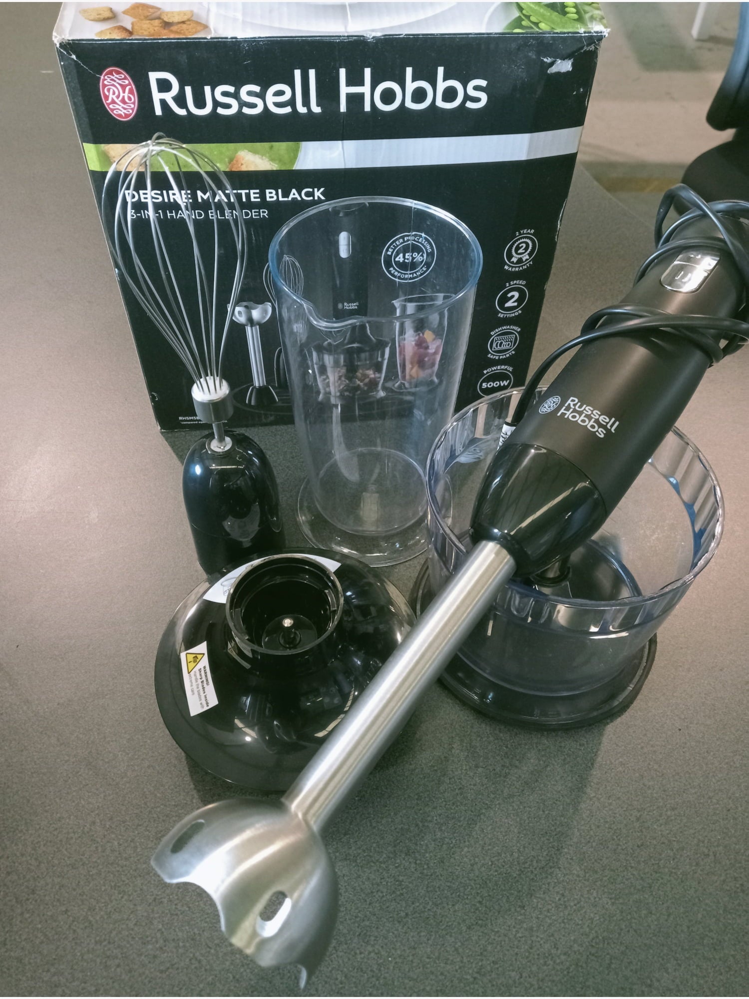 BE Russell Hobbs Hand Blender - Kitchen Appliance
