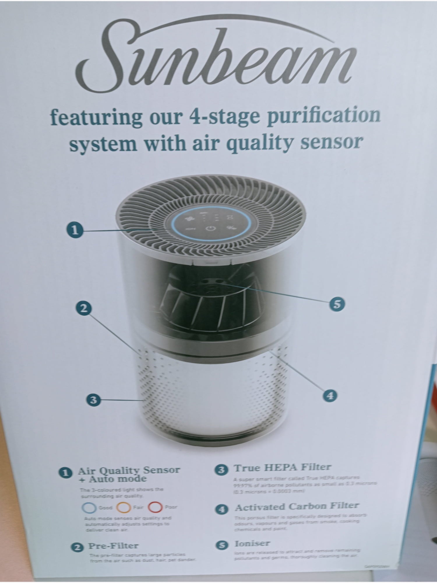 BE Sunbeam Air Purifier - Electrical Goods