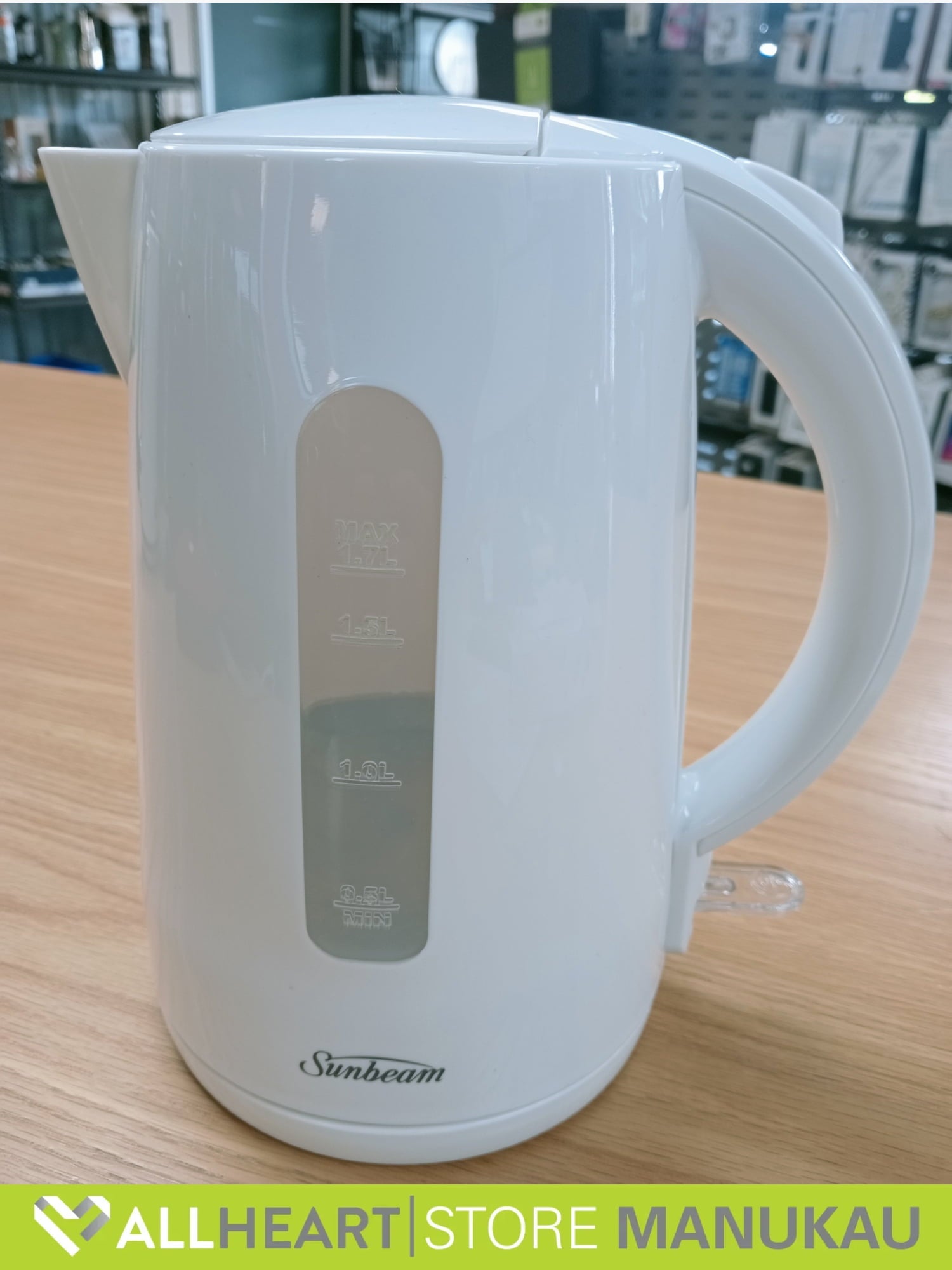 BE Sunbeam Kettle - White - Kitchen Appliance
