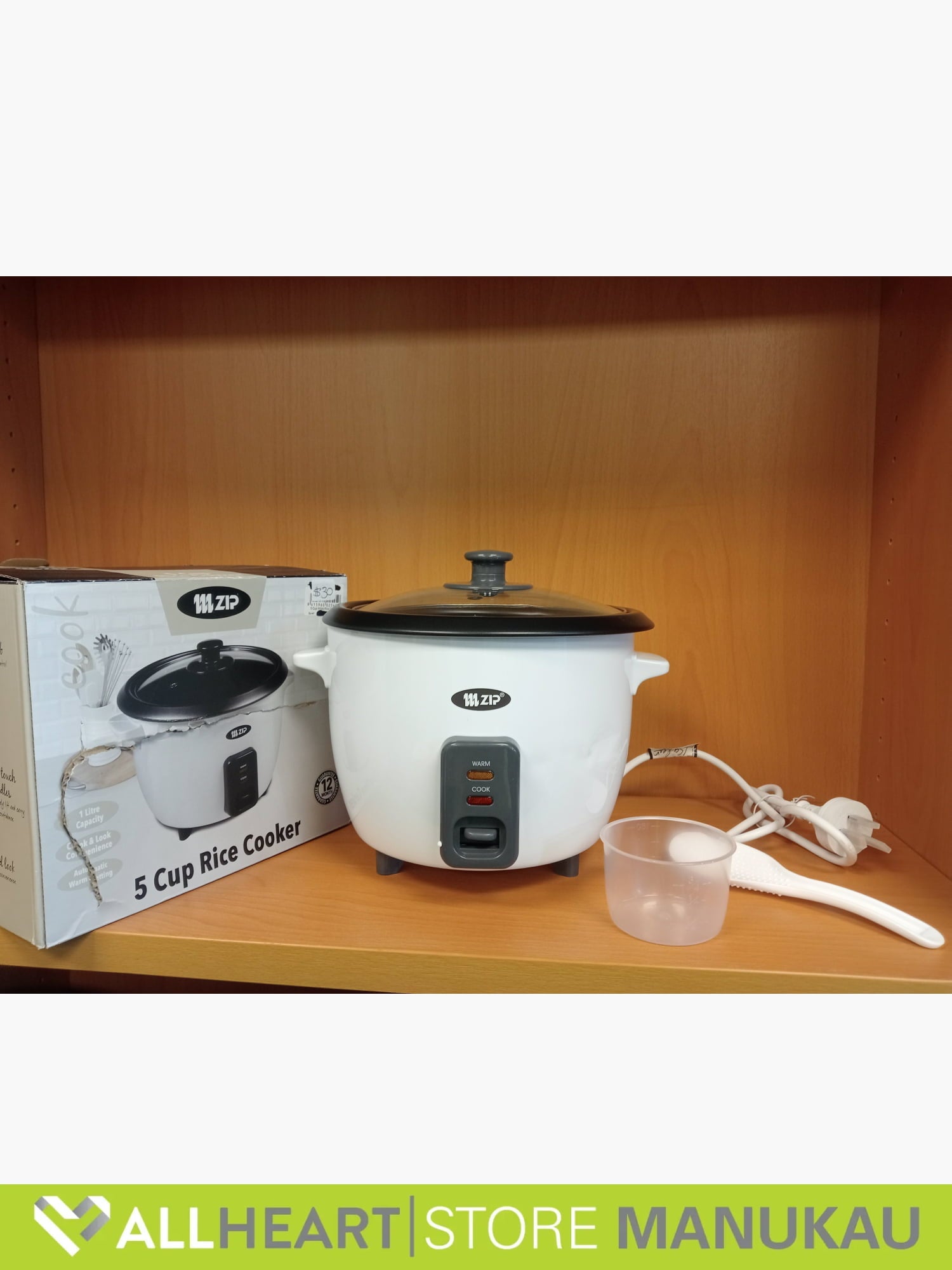 BE Zip 5 Cup Rice Cooker - Kitchen Appliance