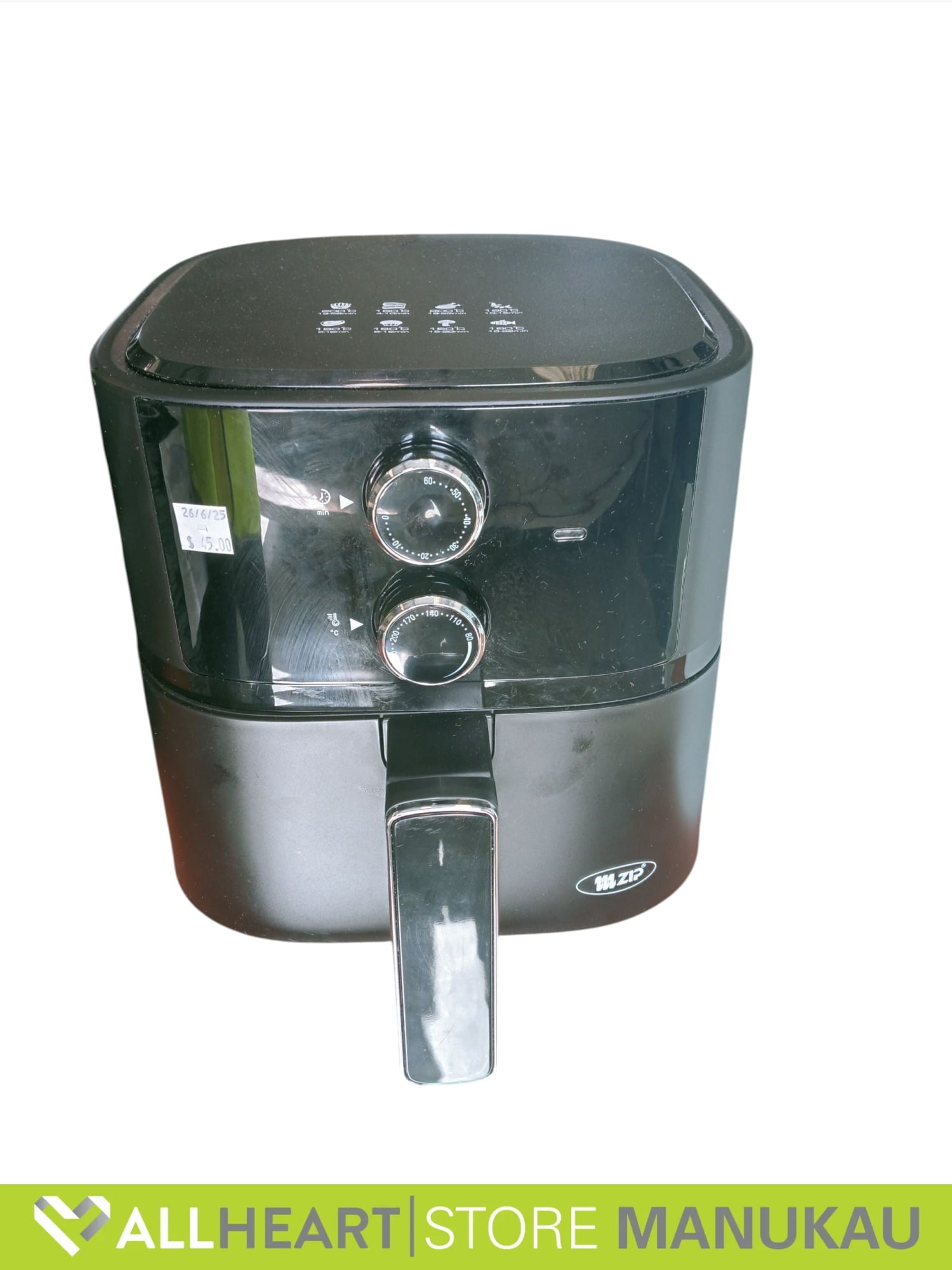 BE Zip Compact Air Fryer 3L (Black) - Kitchen Appliance