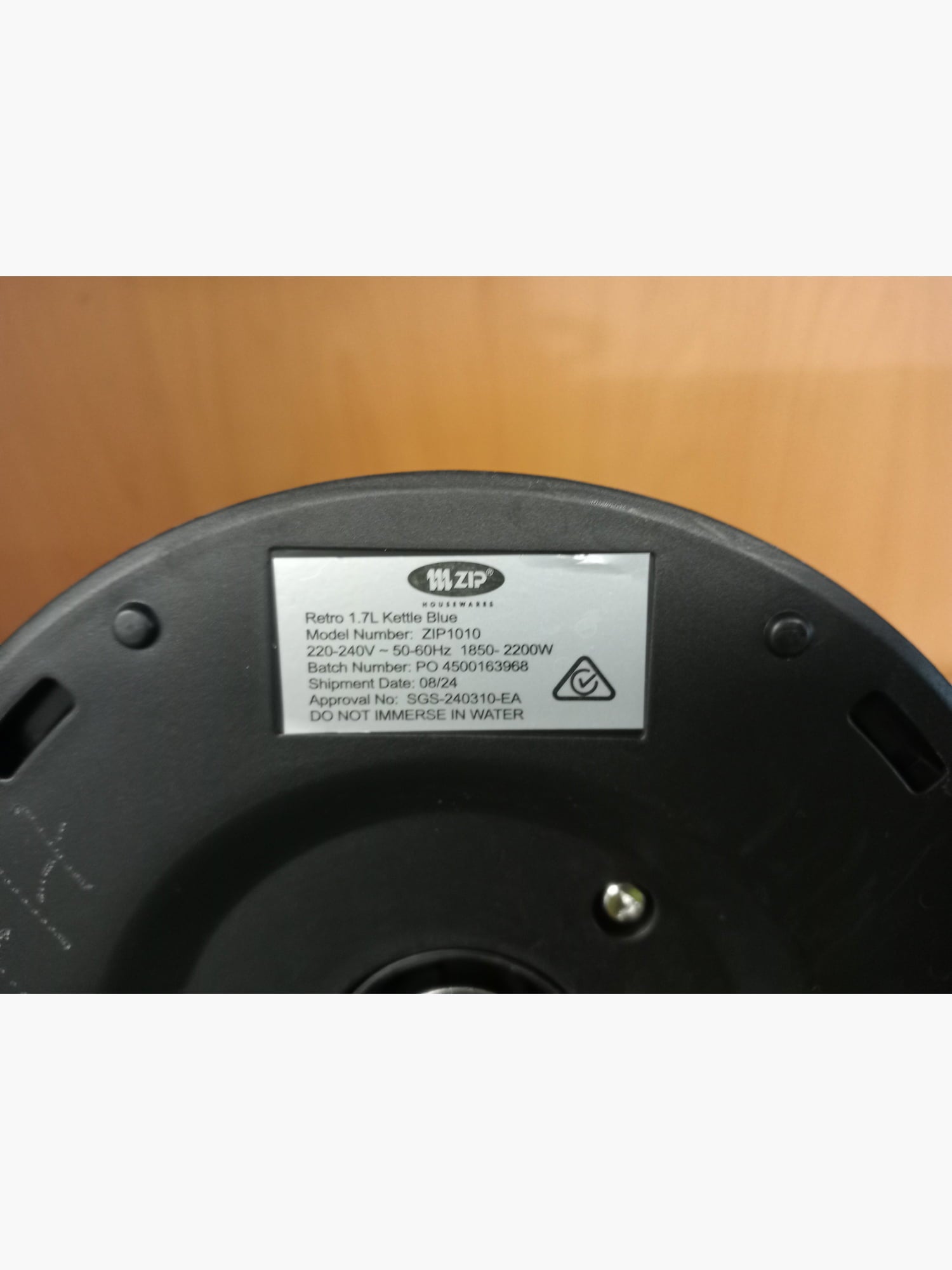 BE Zip Kettle ZIP1010 - Kitchen Appliance