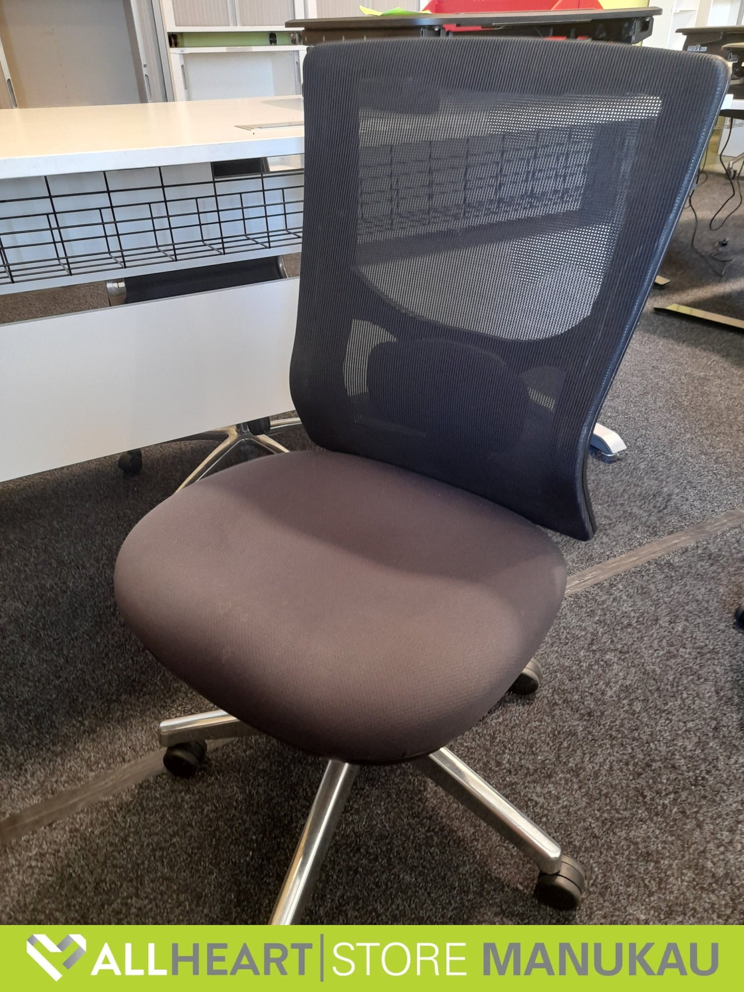 Buro Mesh Back - Office Chair - Black and Grey