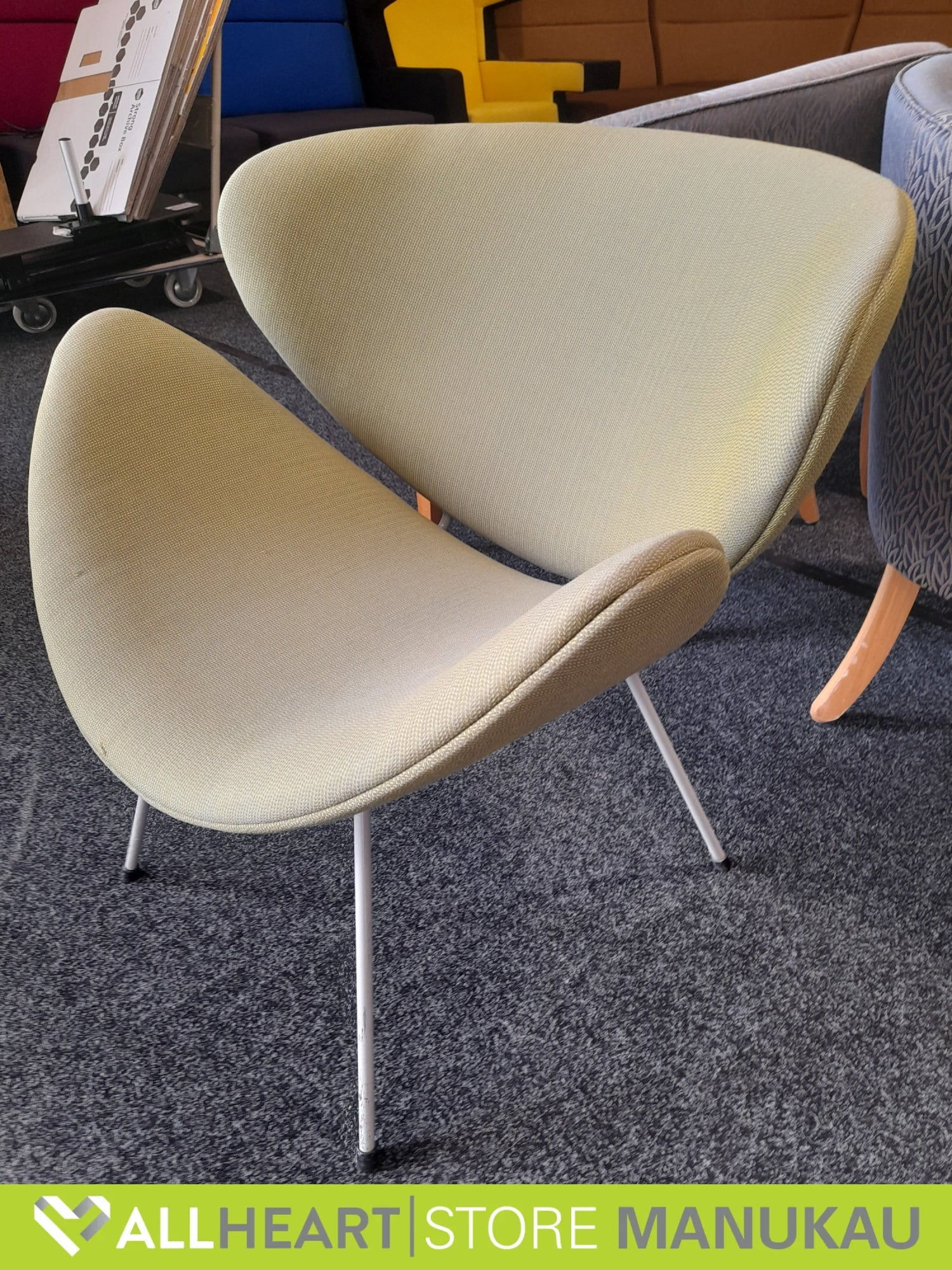 Contemporary Design - Single Chair Green