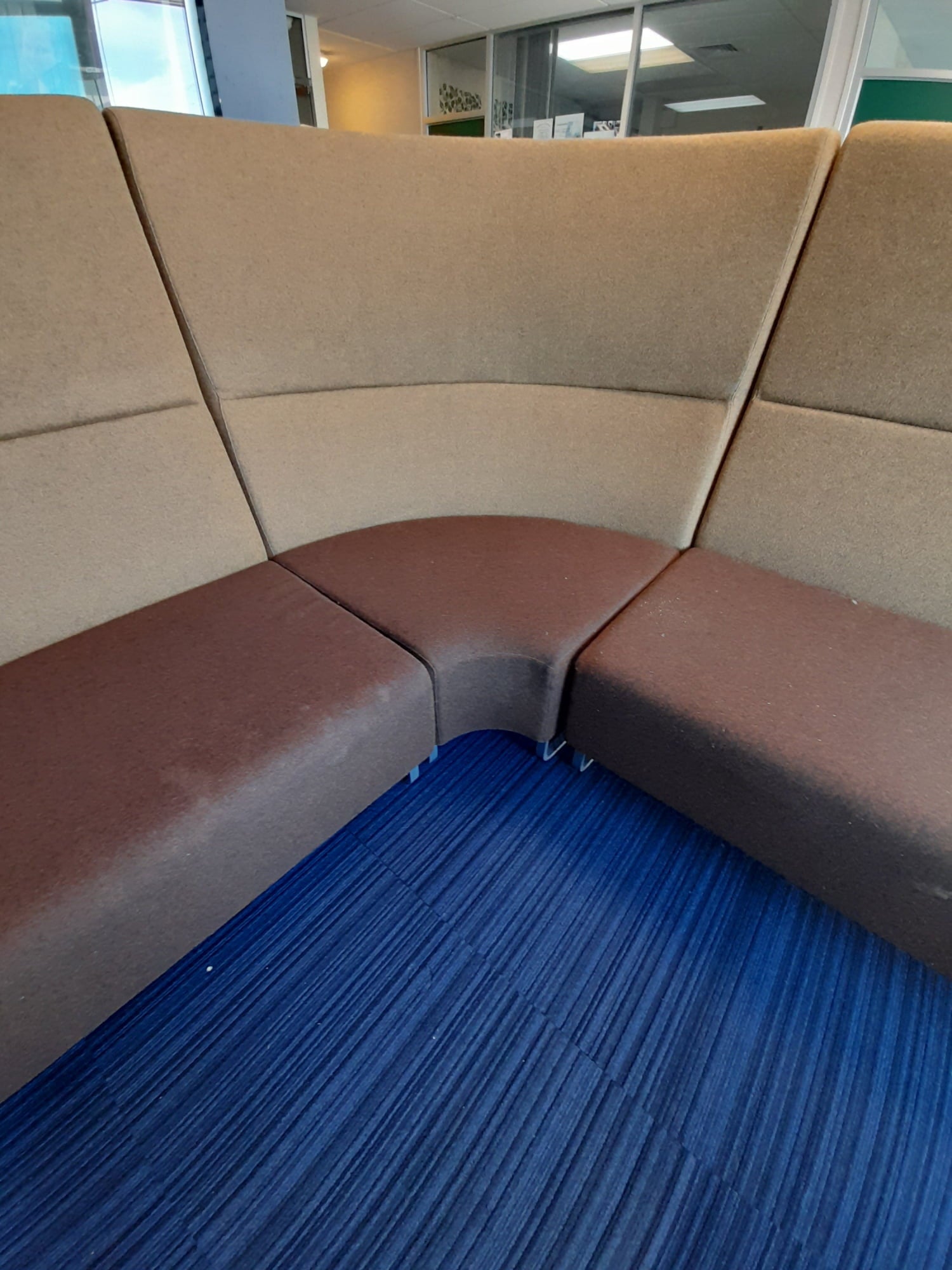 Custom Booth Seating - High Back - Brown