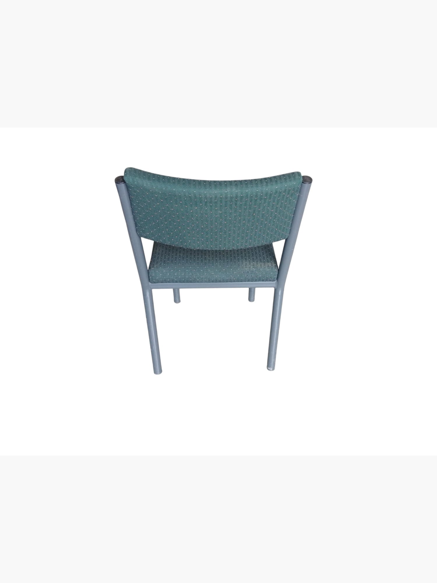 Dark Green Gold Dot Pattern Stackable Chair - Furniture