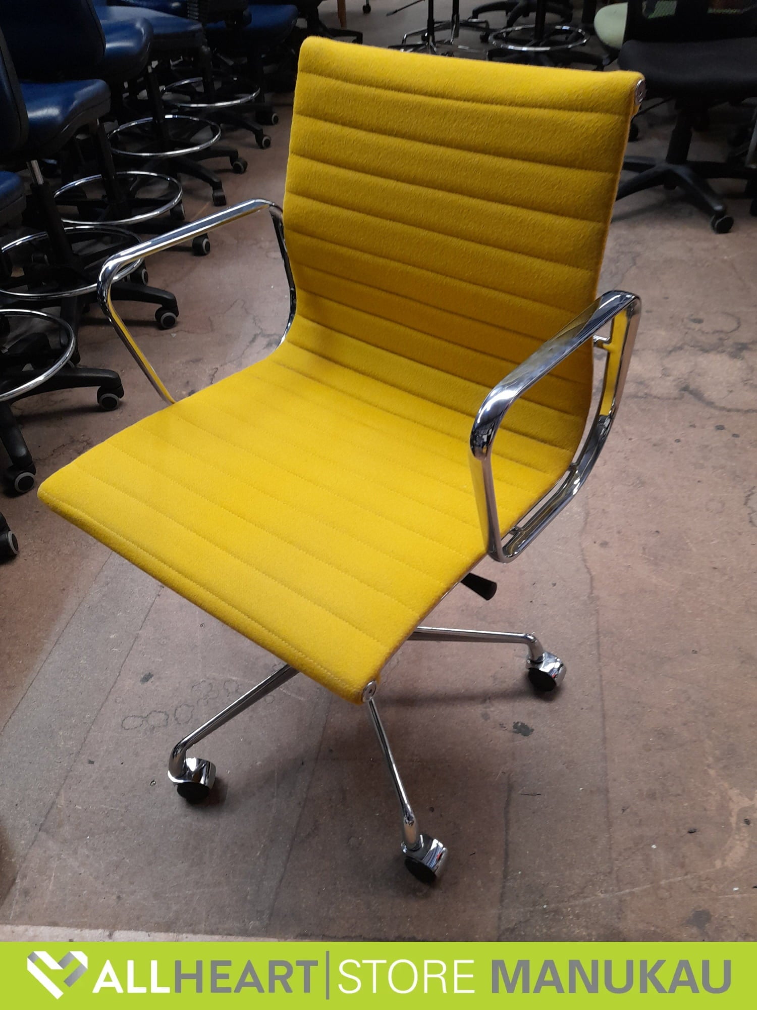 EA Design Office Chair No. 1 - Fabric Edition - Yellow