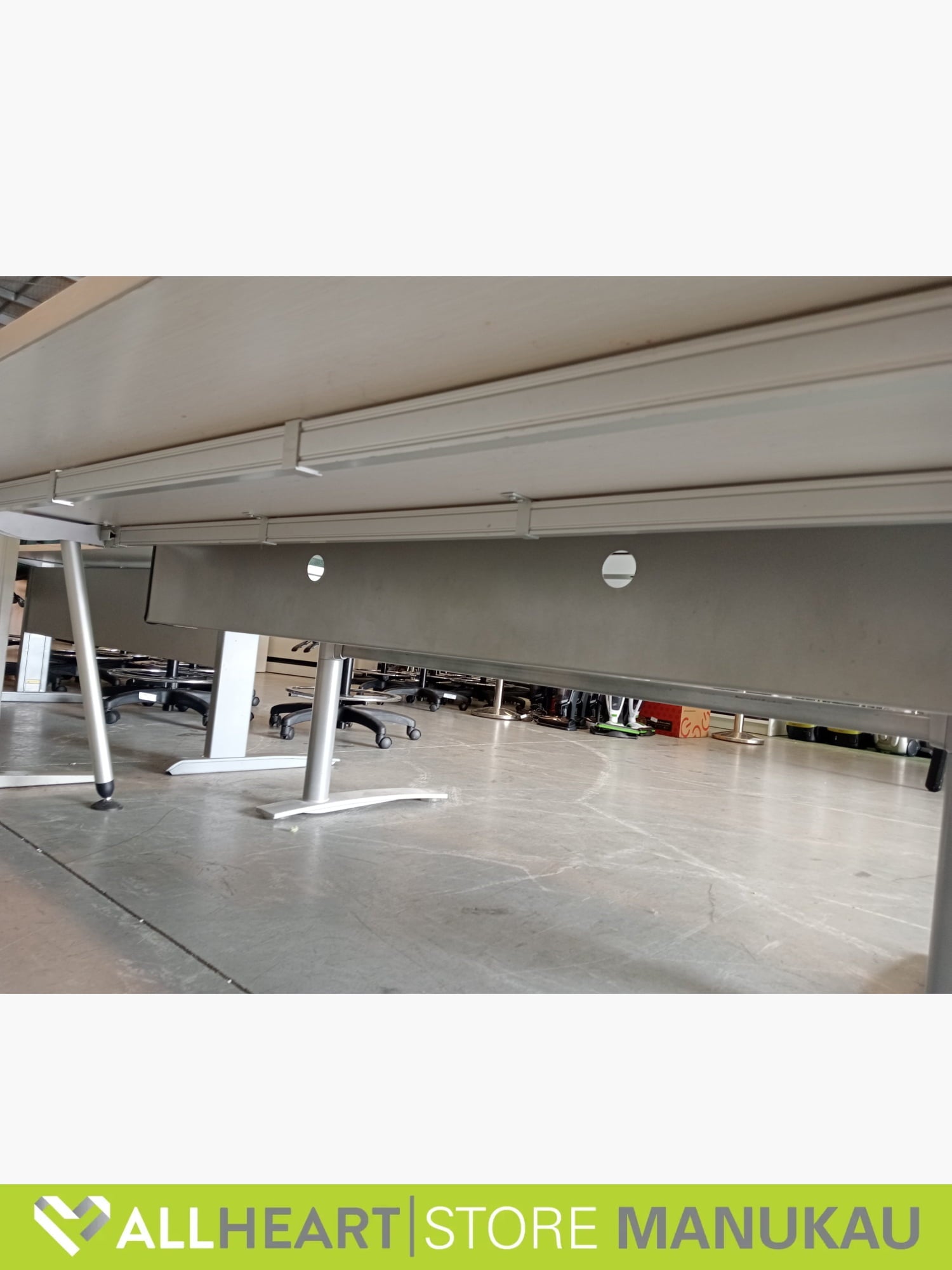 Grey Desk - 2000mm - Office furniture