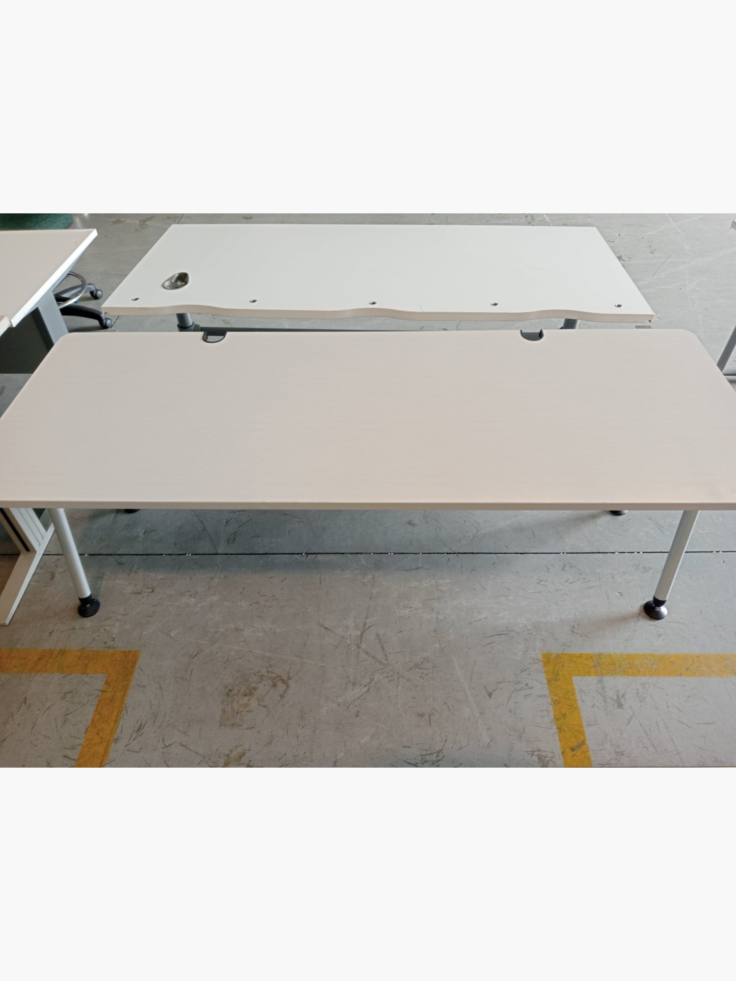 Grey Desk - 2000mm - Office furniture