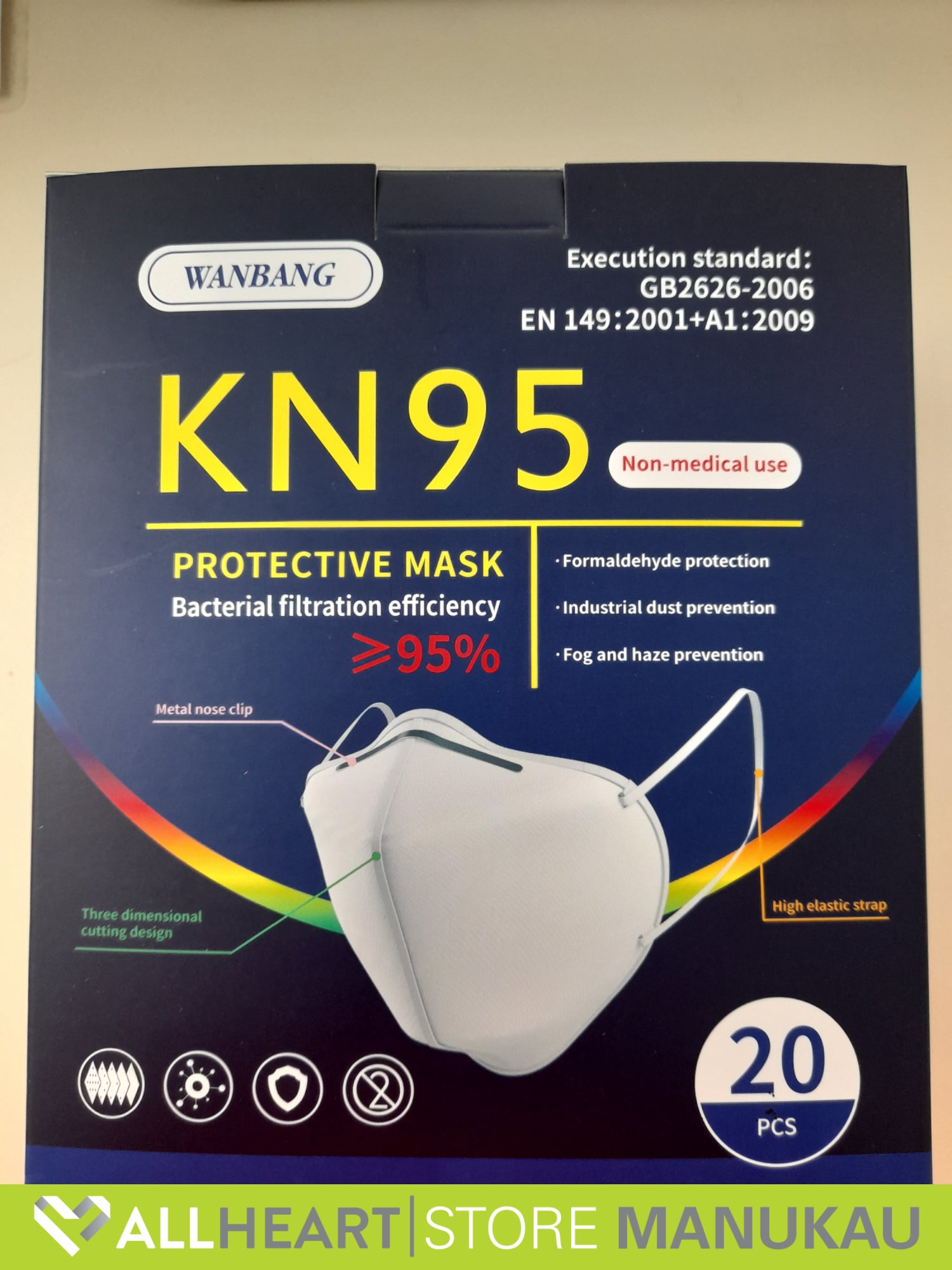 KN95 - Protective Mask - 20Pcs