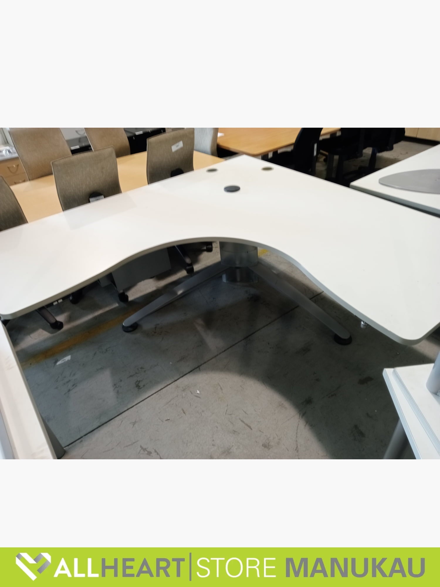 L Shape Desk - Electric Height Adjust 1800mm - Office furniture