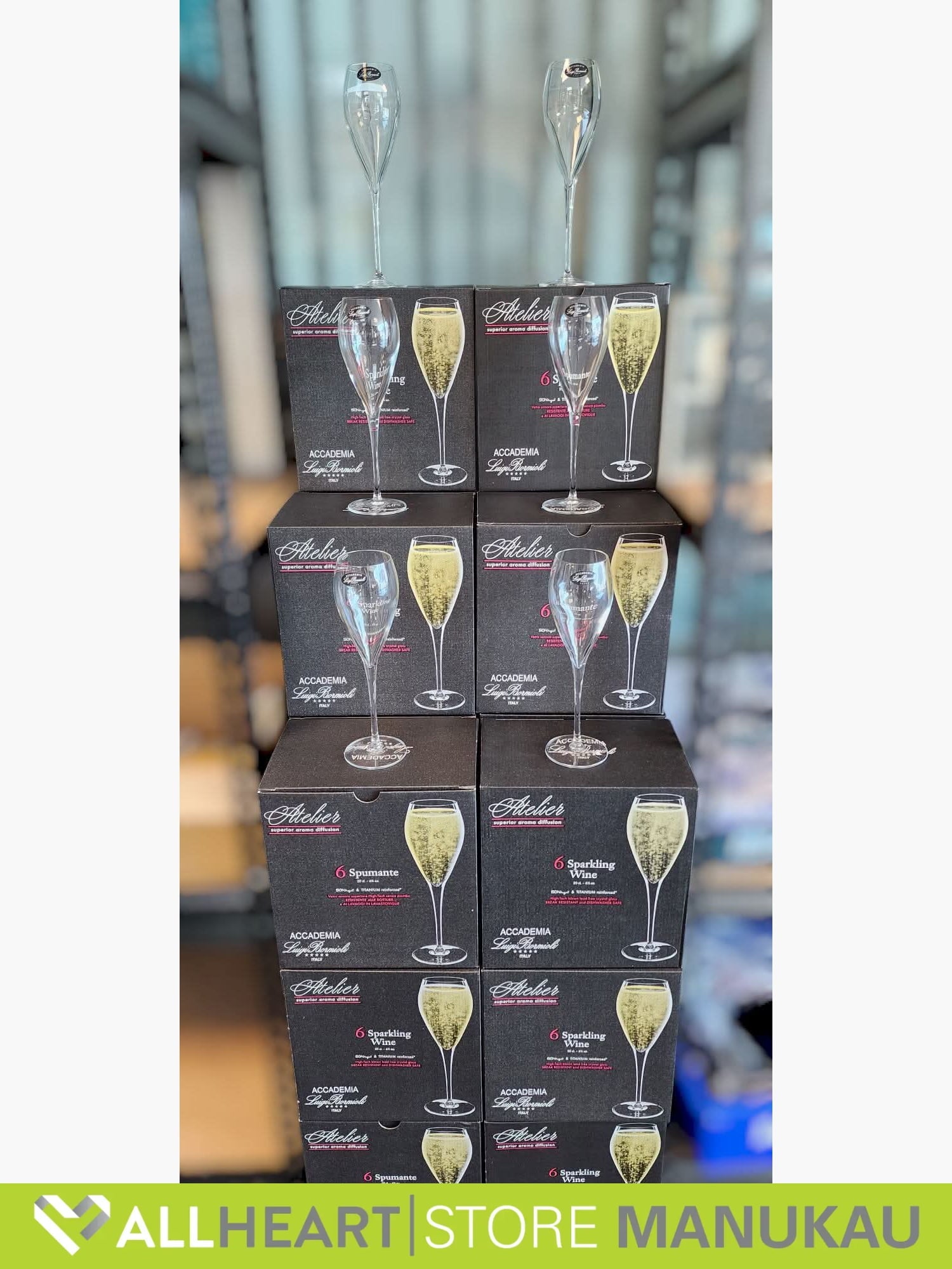 Luigi Bormioli Sparkling Wine Glasses - 6pack - Kitchen