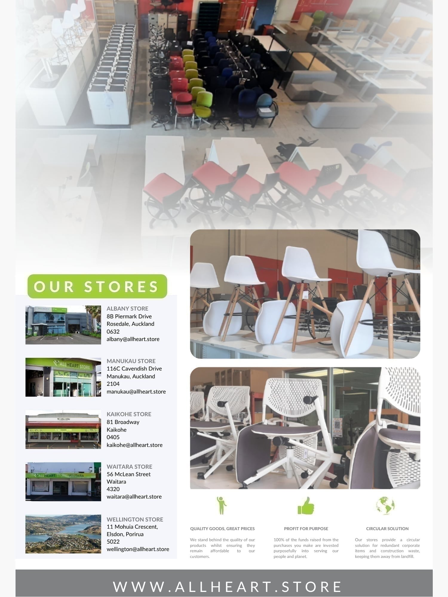 Medium White Office Table - Office furniture