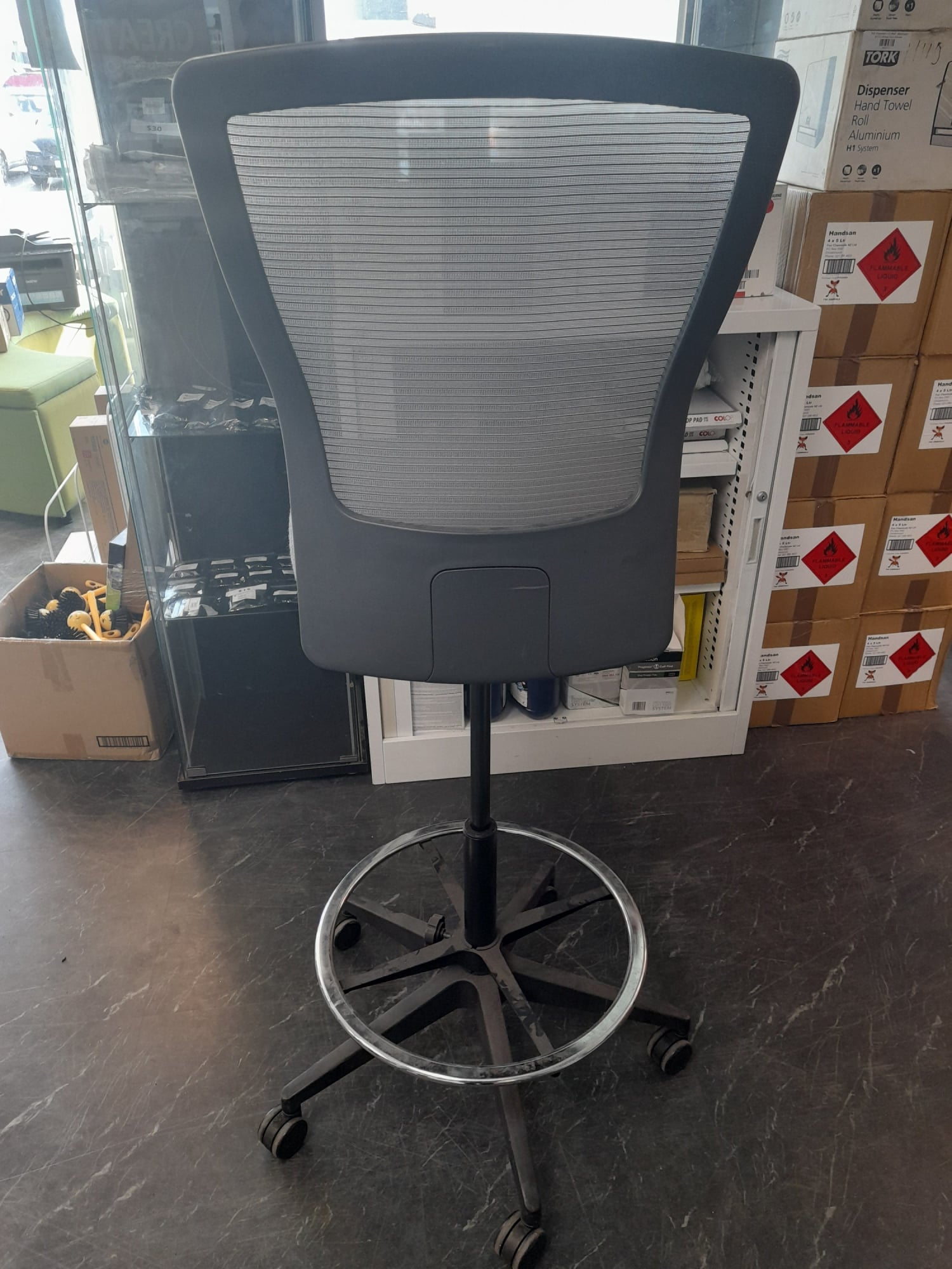Mesh Back - High Task - Office Chair - Grey