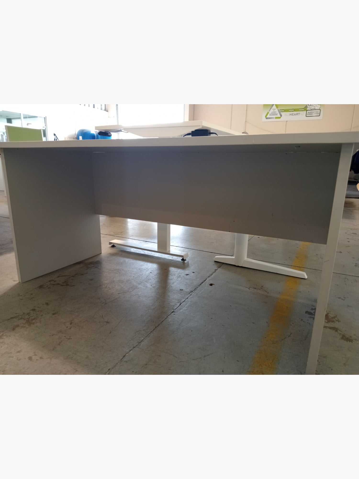 Modesty Desk - Grey - 1500mm - Office furniture