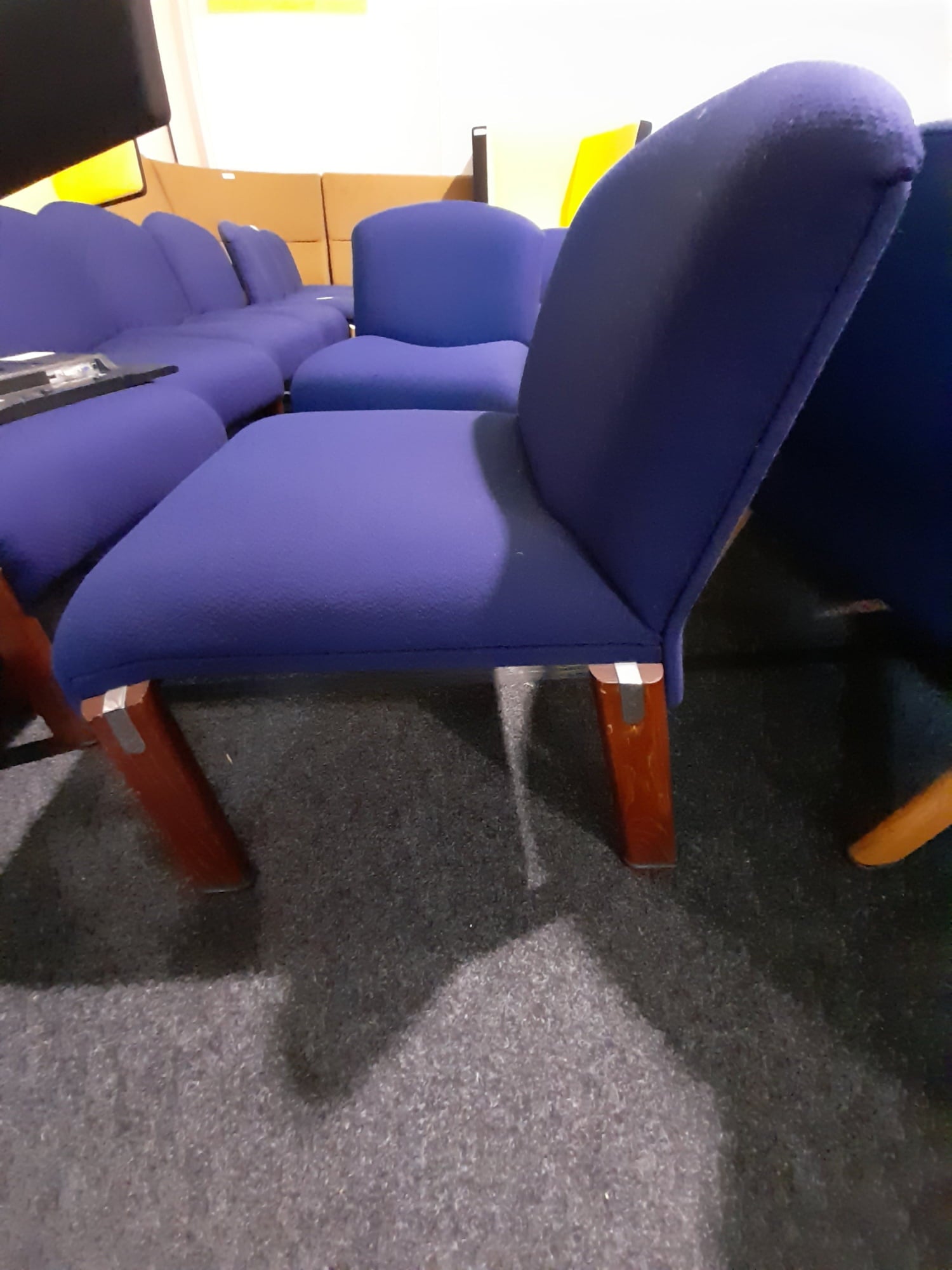 Single Chair - Reception Seating - Blue