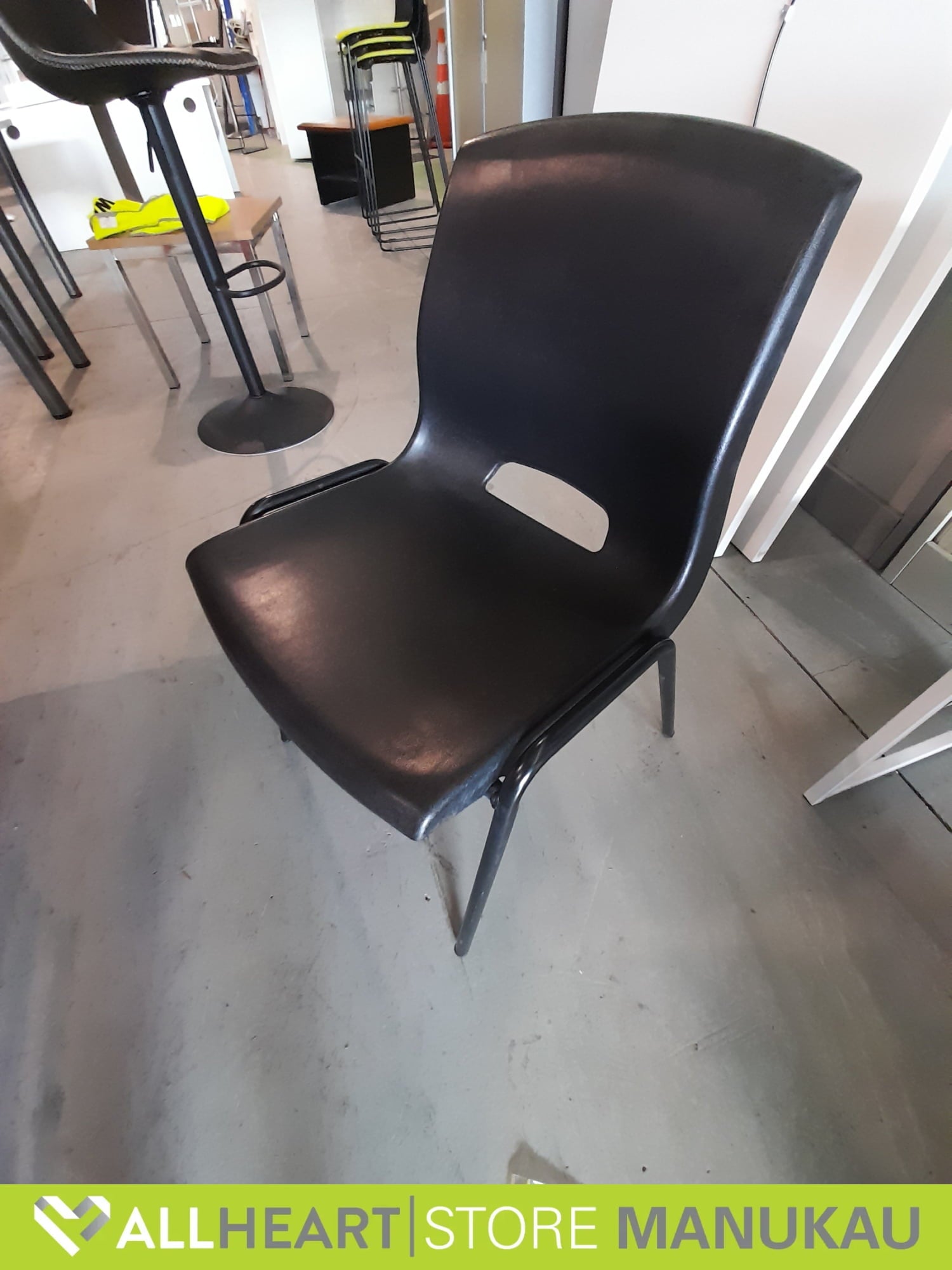 Stack Chair - Plastic - Black