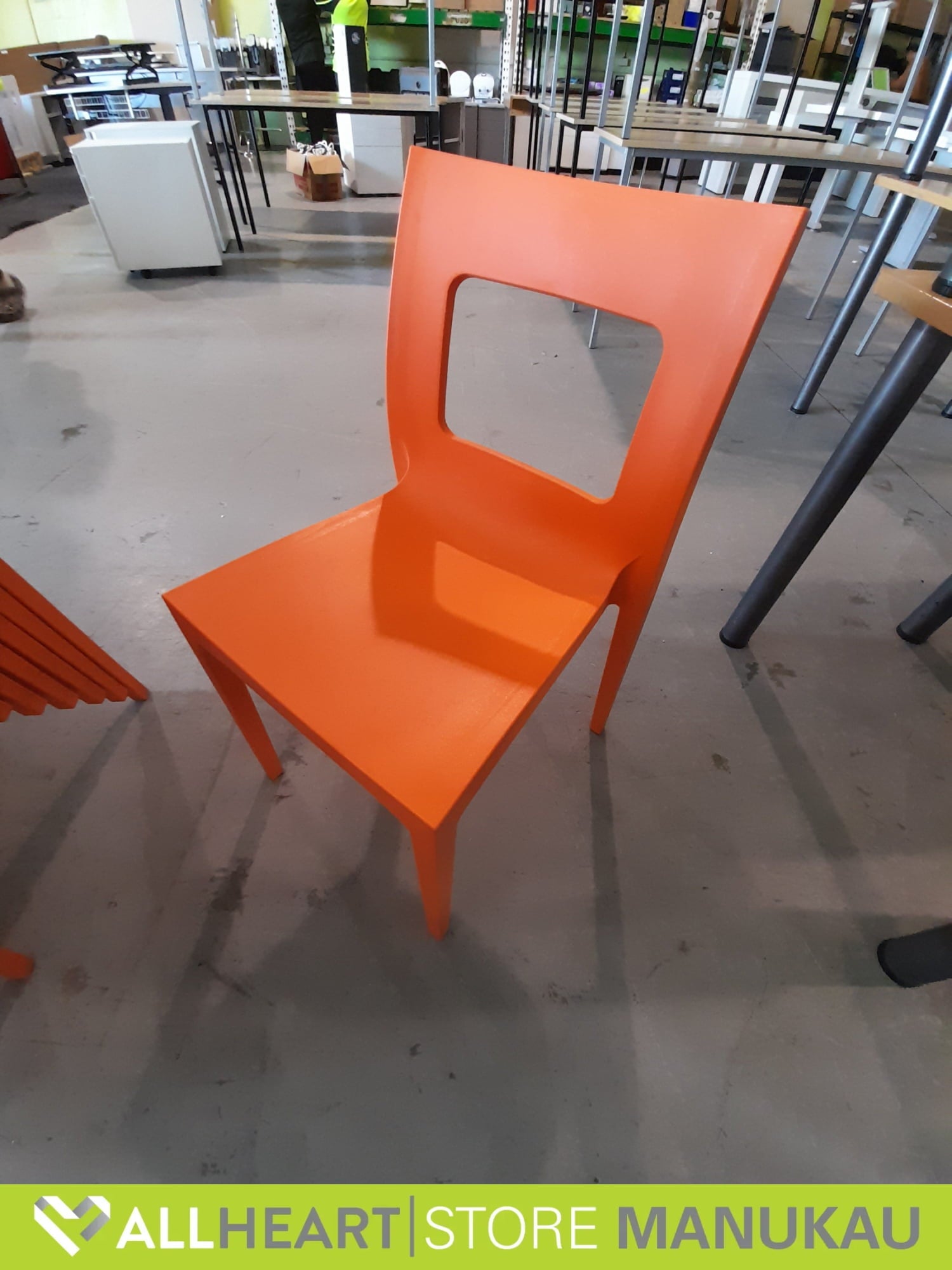 Stack Chair - Plastic - Orange