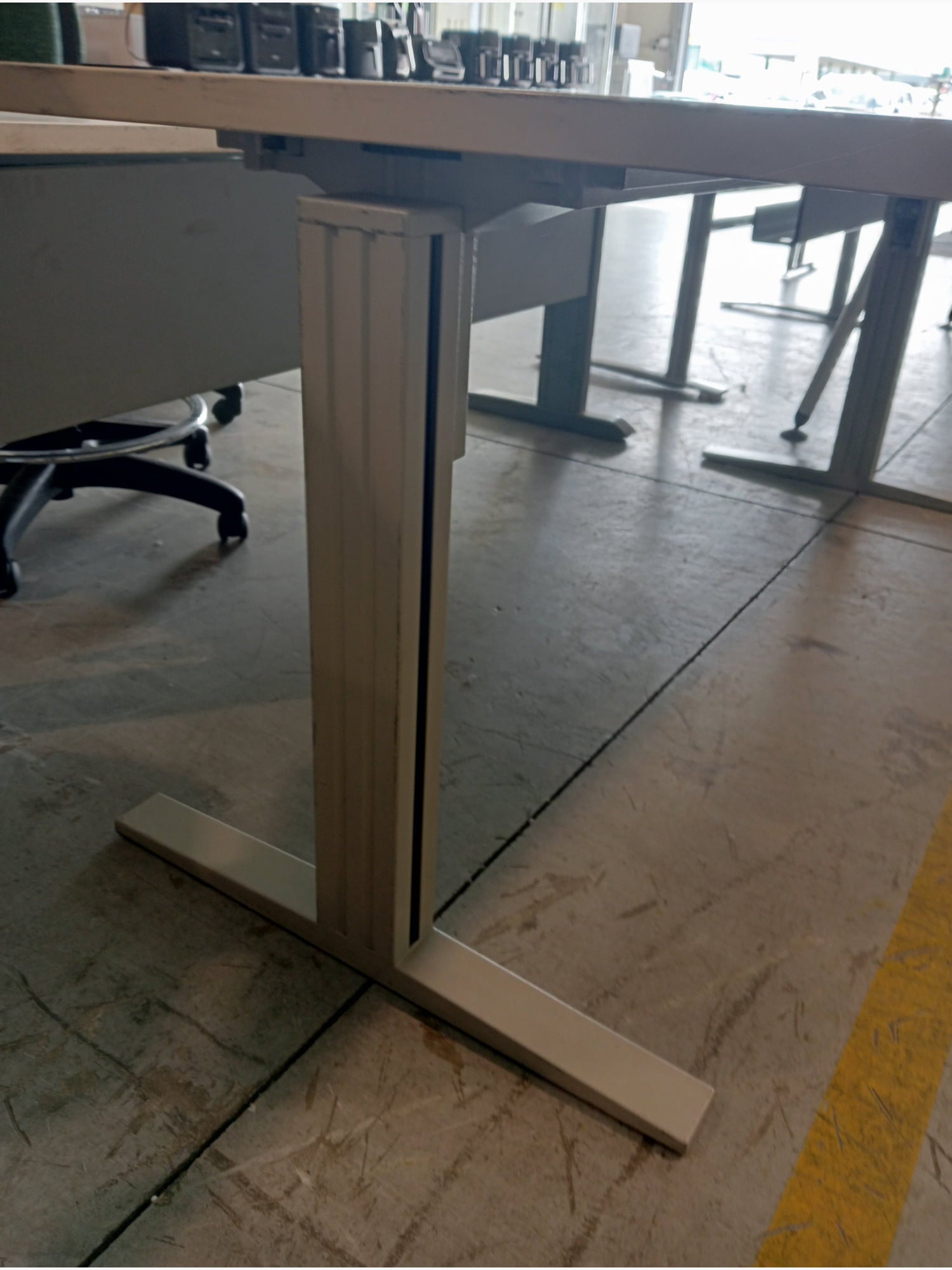 Straight Desk Grey - 1750mm - Office furniture