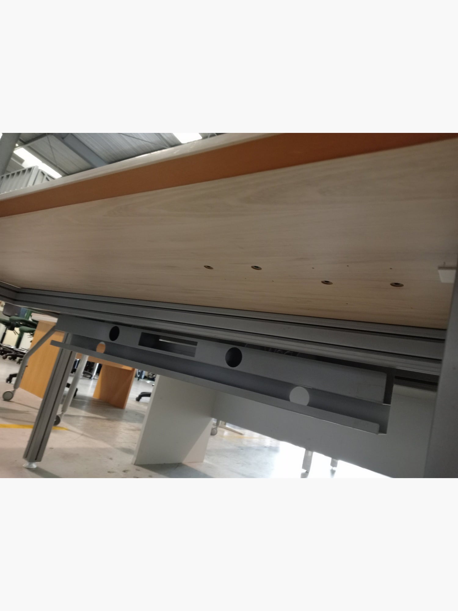 Straight Desk - Tan 1600mm - Office furniture