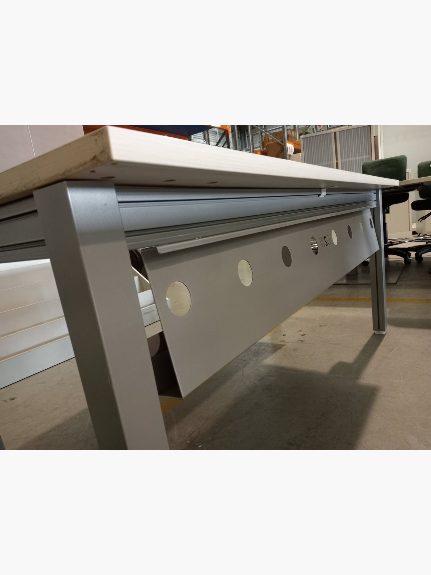Straight Desk - Tan 1600mm - Office furniture