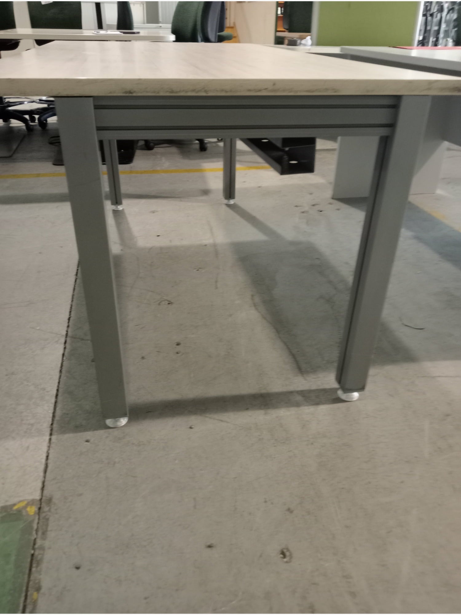 Straight Desk - Tan 1600mm - Office furniture