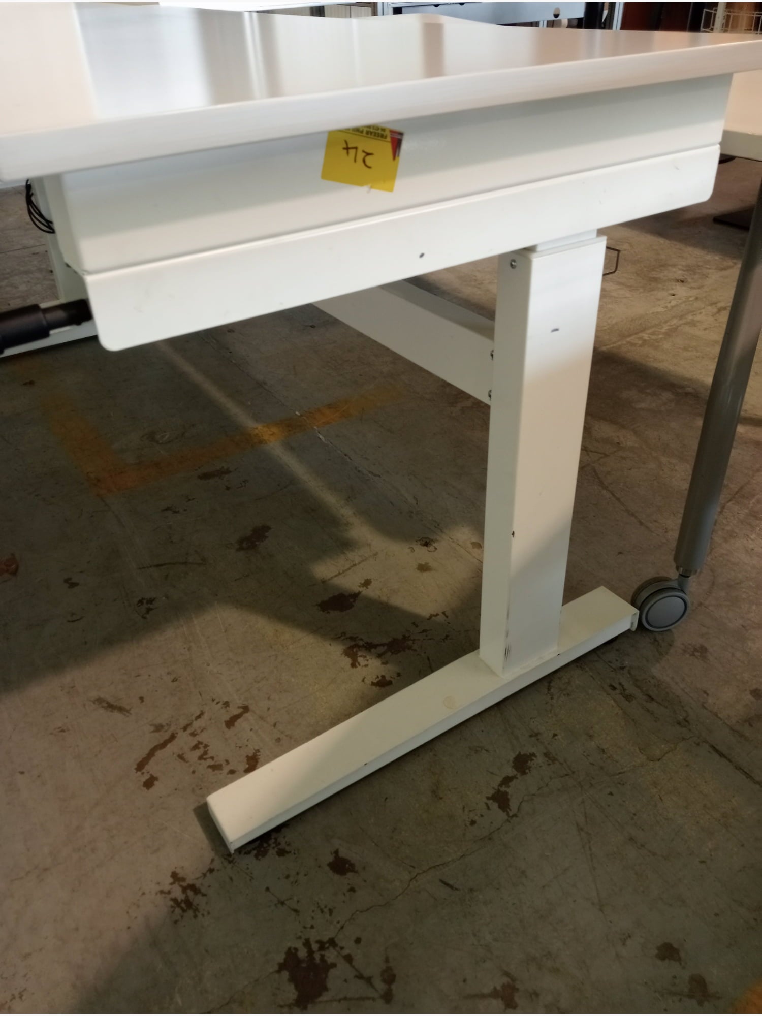 Straight Desk - White - 1800mm - Office furniture