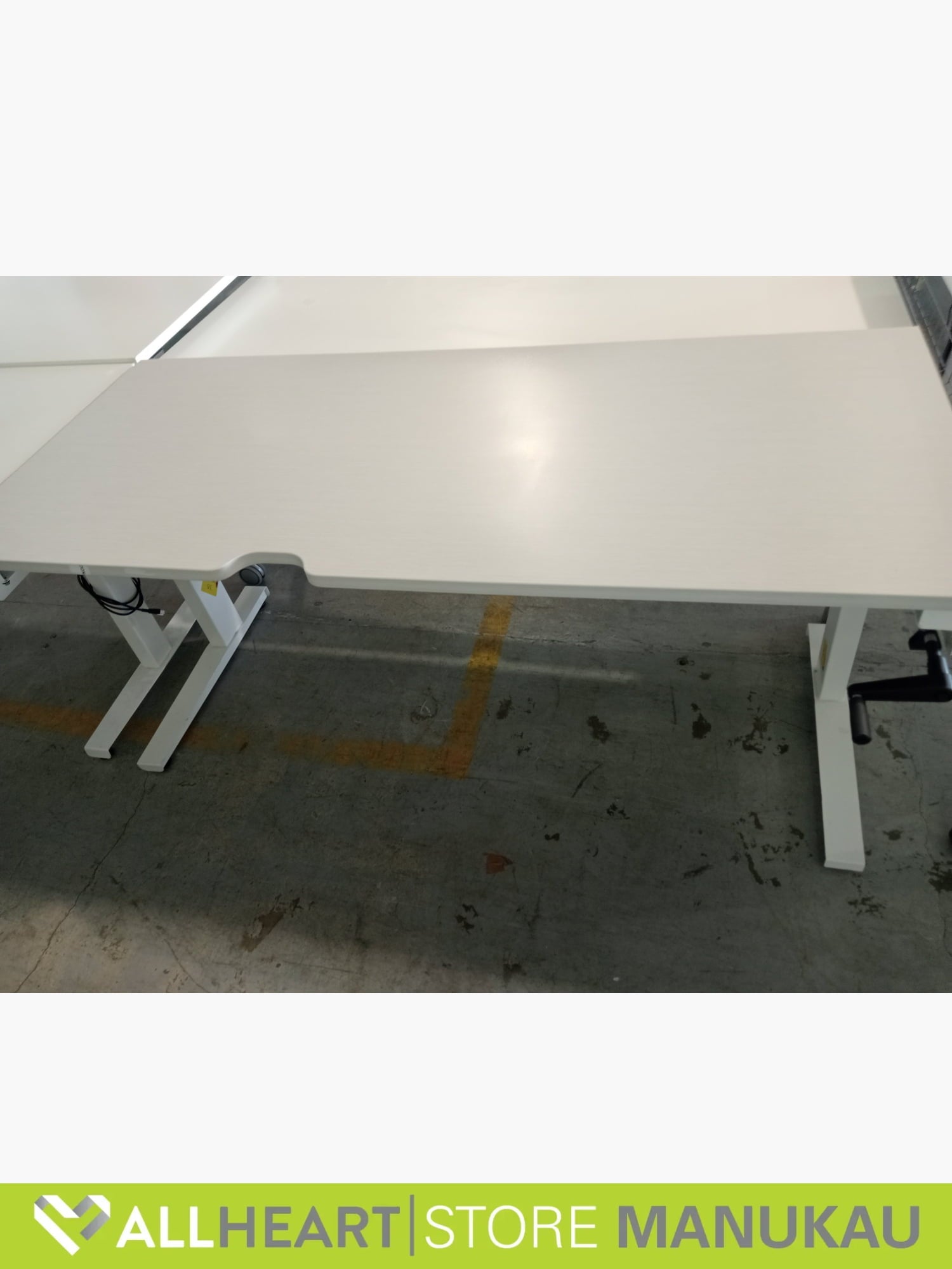 Straight Desk - White - 1800mm - Office furniture