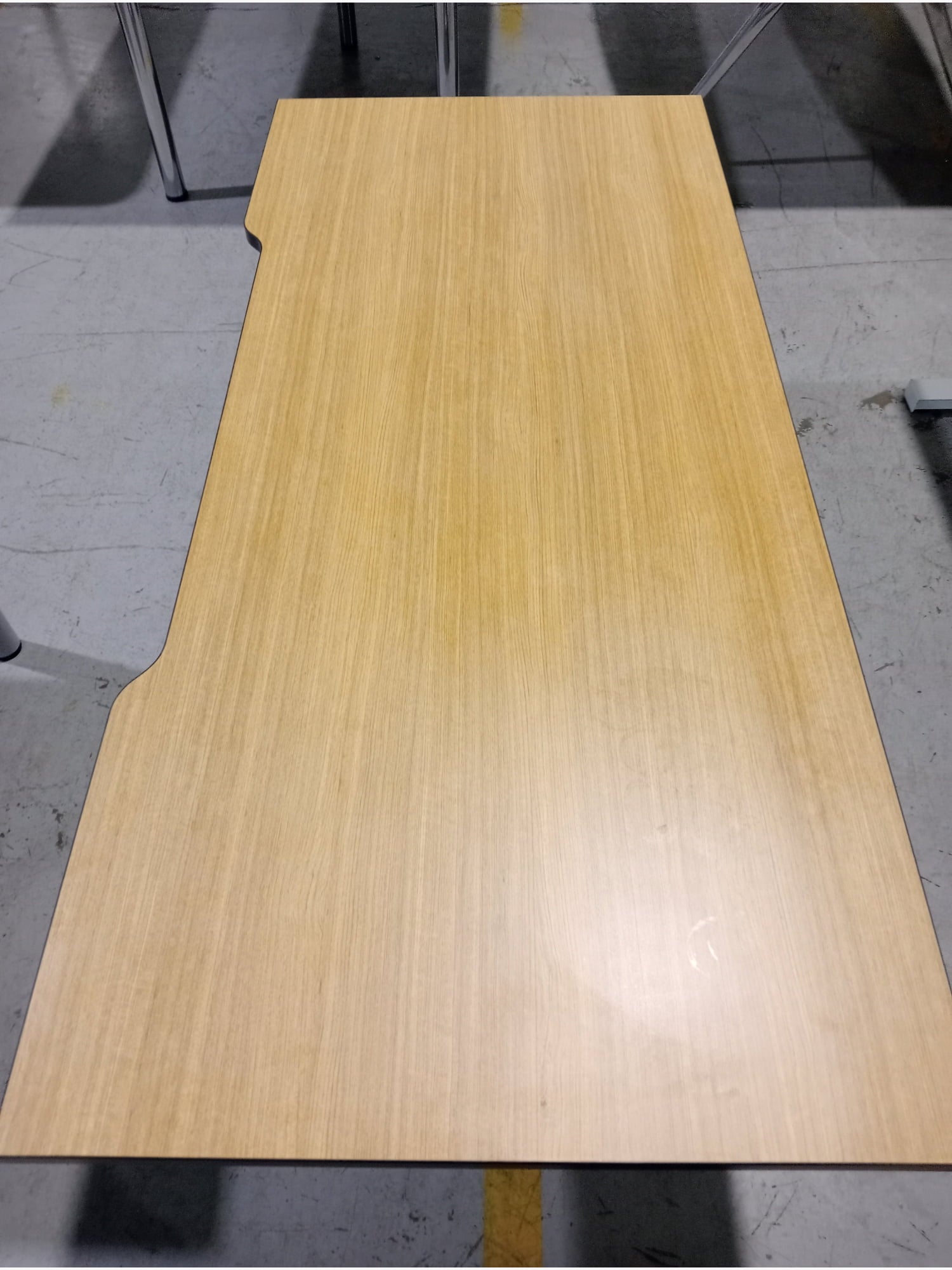 Student Manual Adjust Desk - Brown 1800mm - Office furniture