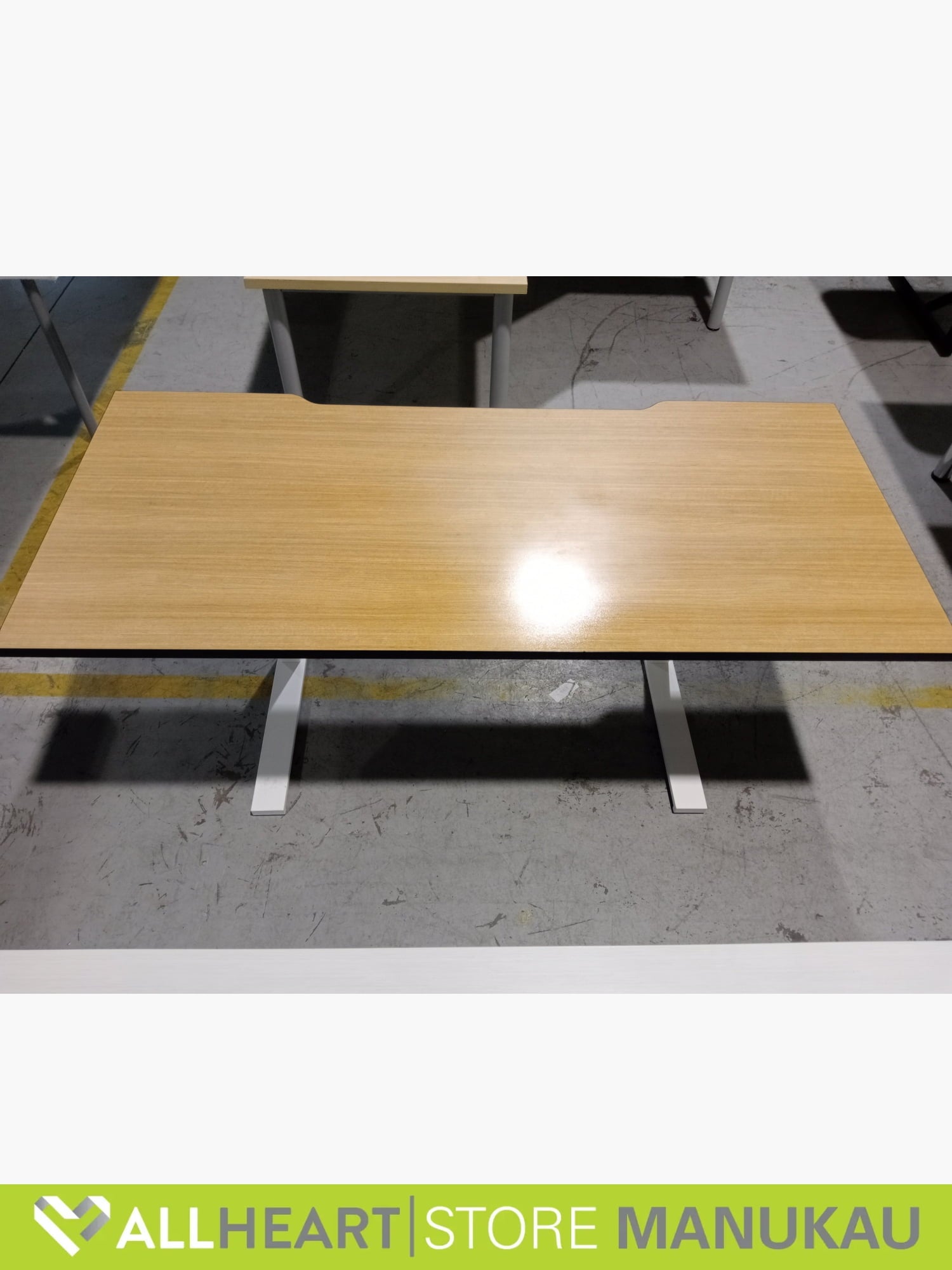 Student Manual Adjust Desk - Brown 1800mm - Office furniture