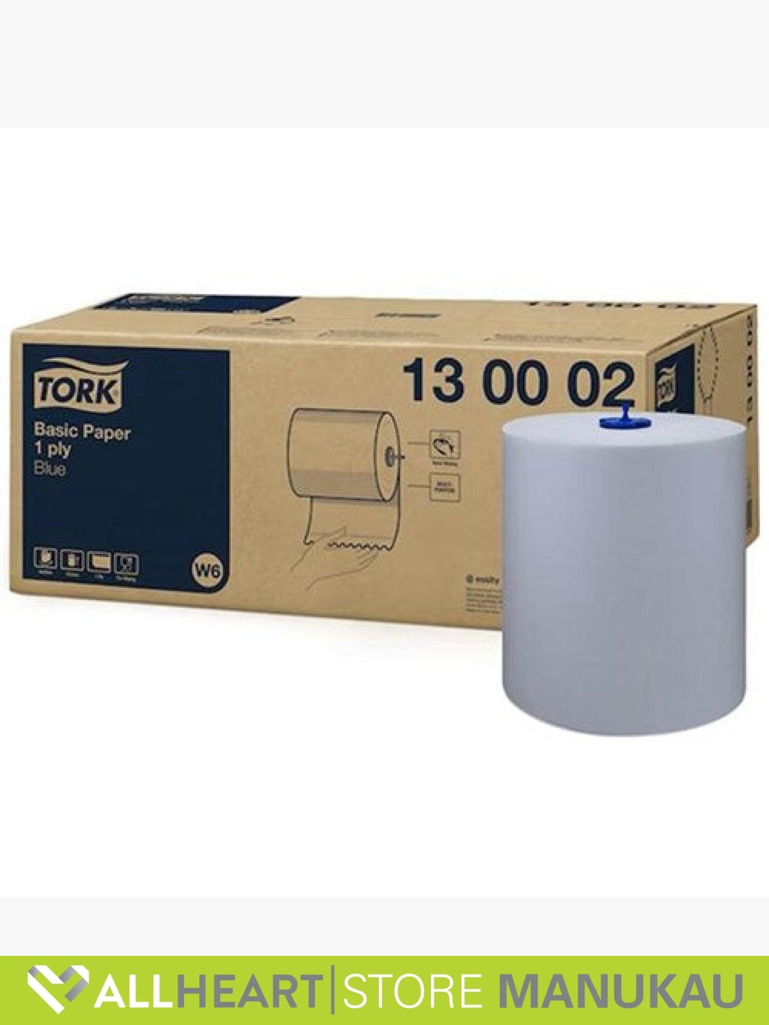 Tork - Basic Paper 1 Ply - Blue - W6 13 00 02