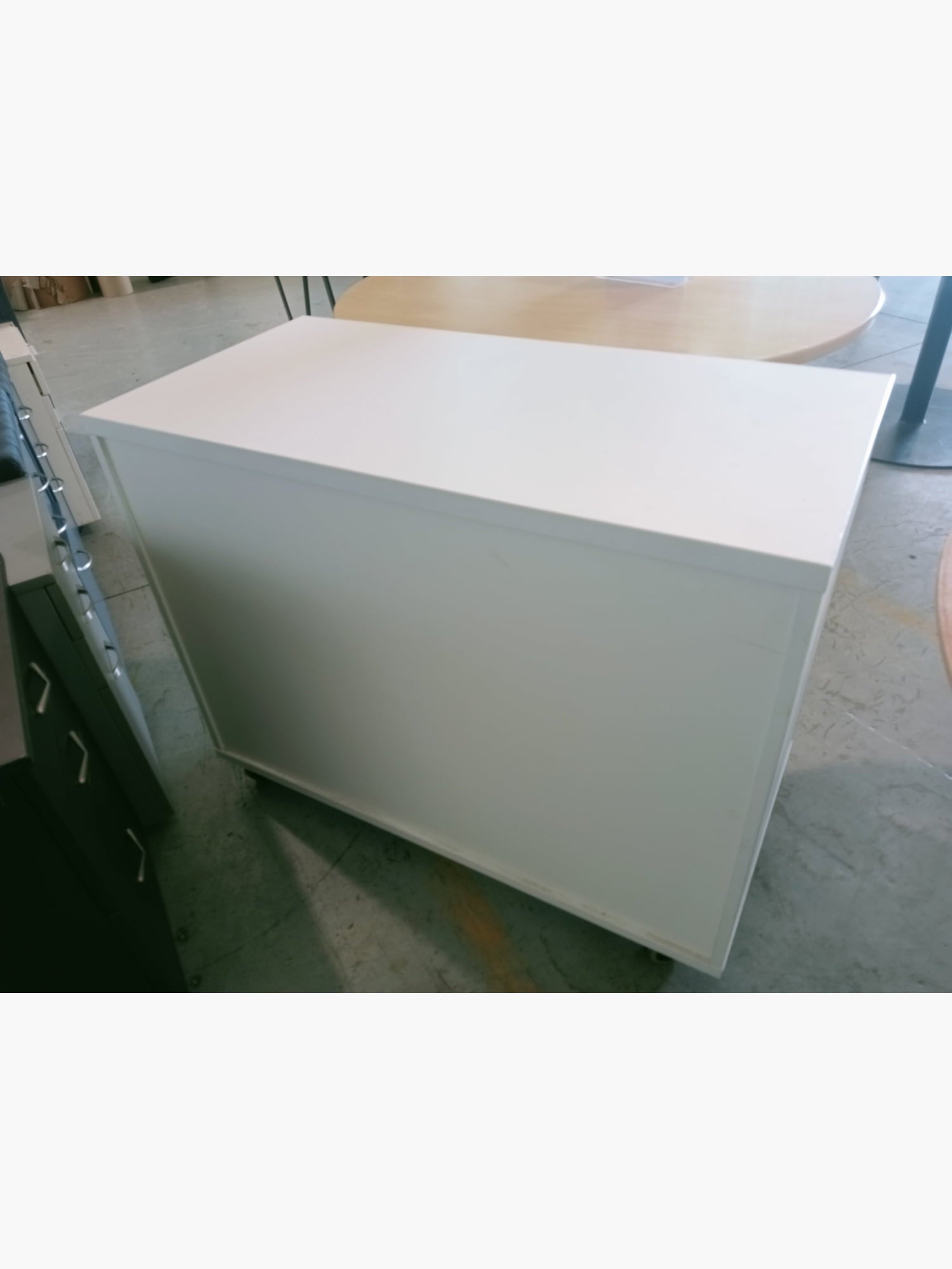 Wooden Frame Tambour on wheels- Small - Office furniture